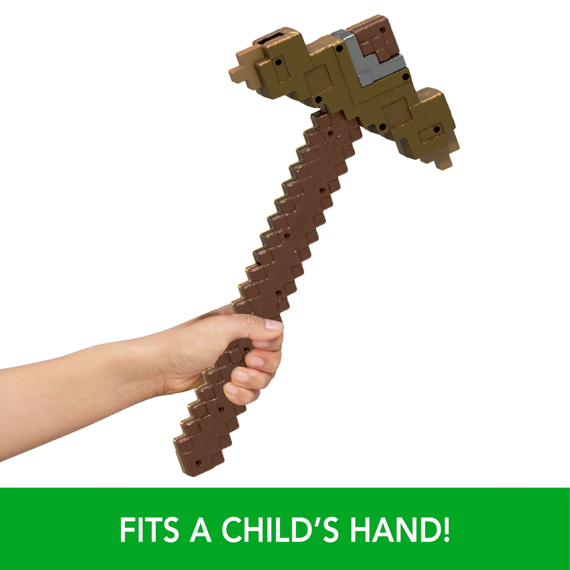 Minecraft Click & Switch Sword & Pick-Axe, Transforming Kid-Sized 2-In-1 Toy For Role-Play & Costumes - Image 5