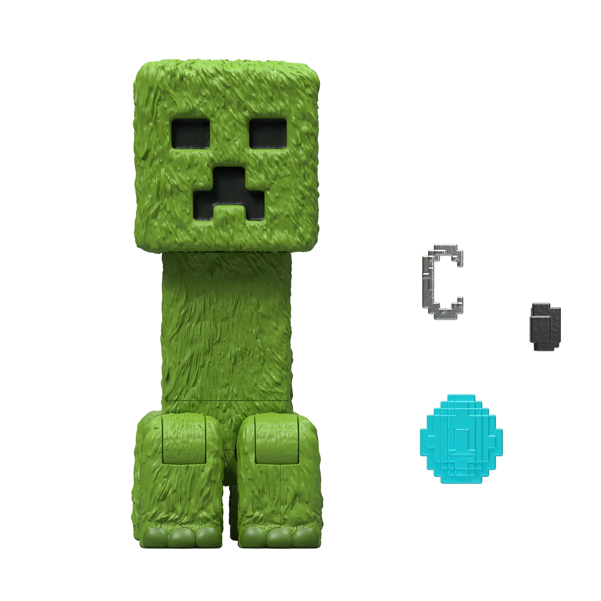 Minecraft Creeper Action Figure & Accessories, 4-inch Toy Set inspired By A Minecraft Movie - Image 3