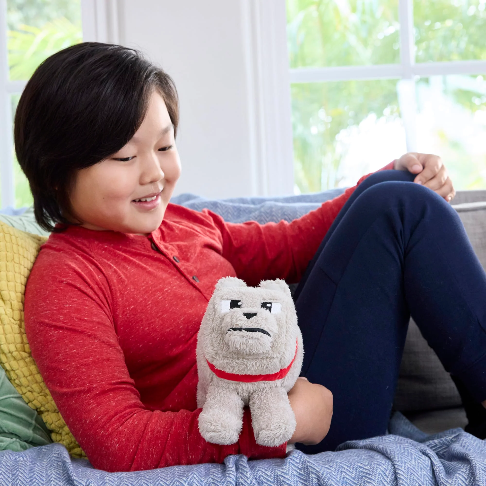 Minecraft Dennis The Wolf Plush Toy, 8-inch Collectible Soft Doll inspired By A Minecraft Movie - Image 2