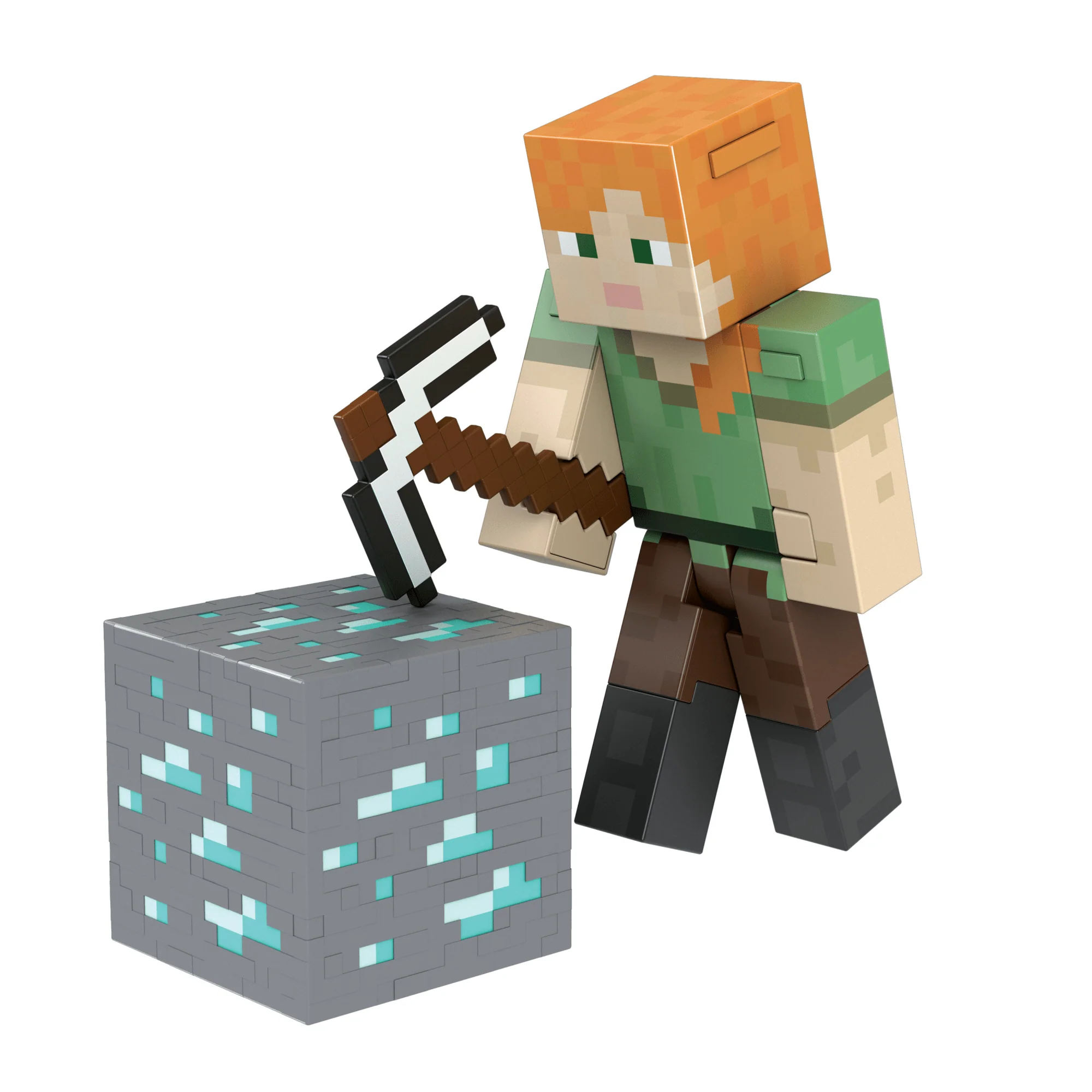 Minecraft Diamond Figura de Acción Alex Coleccionable 5.5" - Image 3