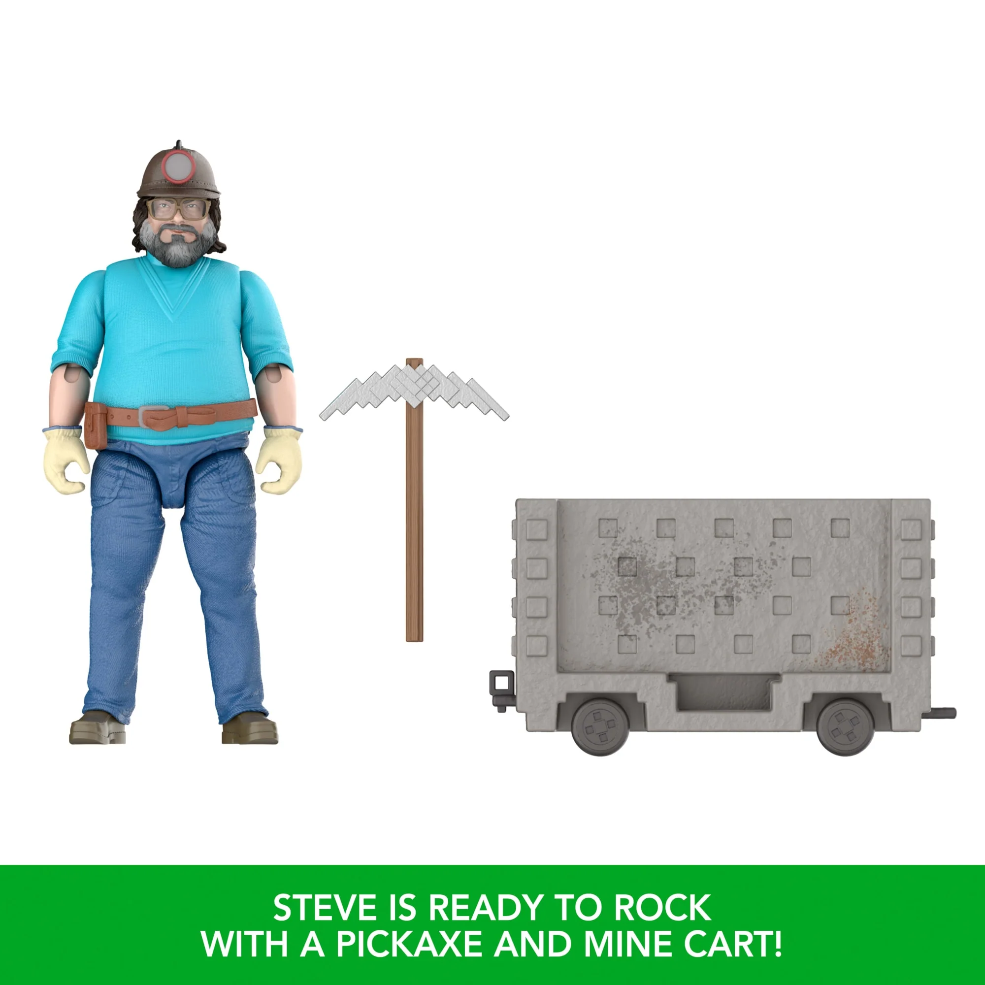 Minecraft Explosive Minecart Escape Action Figure & Accessories Toy Set Inspired By A Minecraft Movie - Image 3