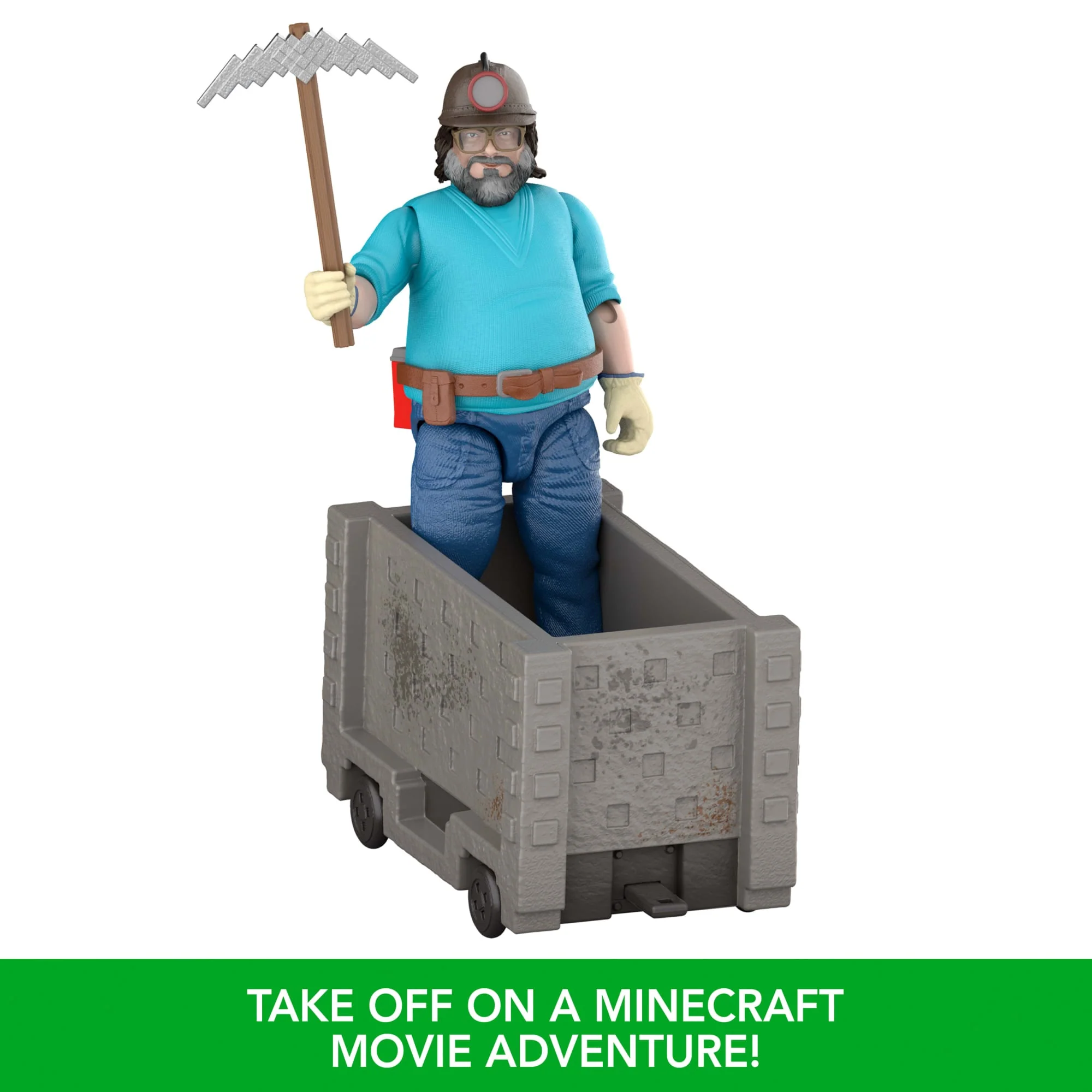 Minecraft Explosive Minecart Escape Action Figure & Accessories Toy Set inspired By A Minecraft Movie - Image 4