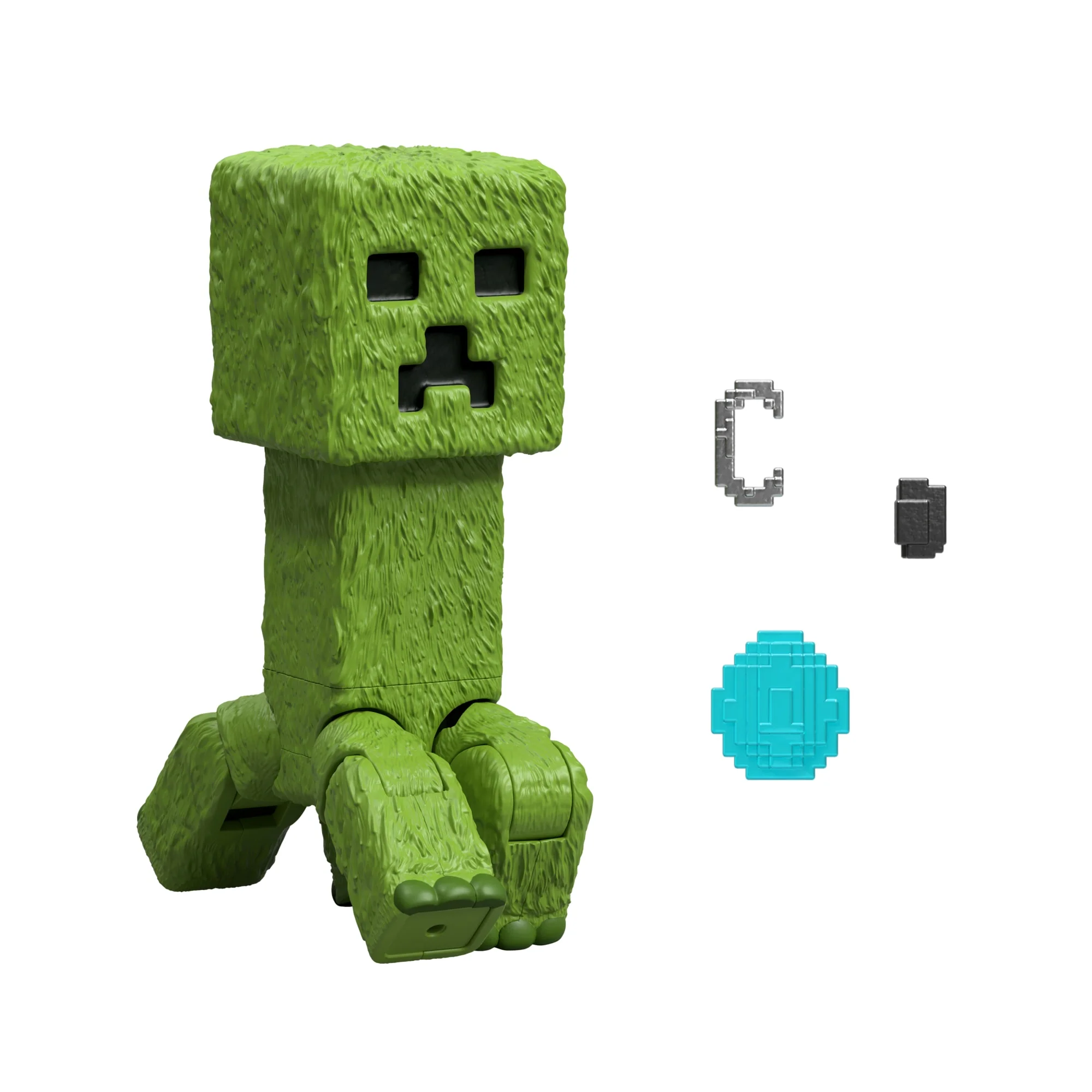 Minecraft-Figurine Articulée Creeper-Taille de 10 Cm et Accessoires - Image 5