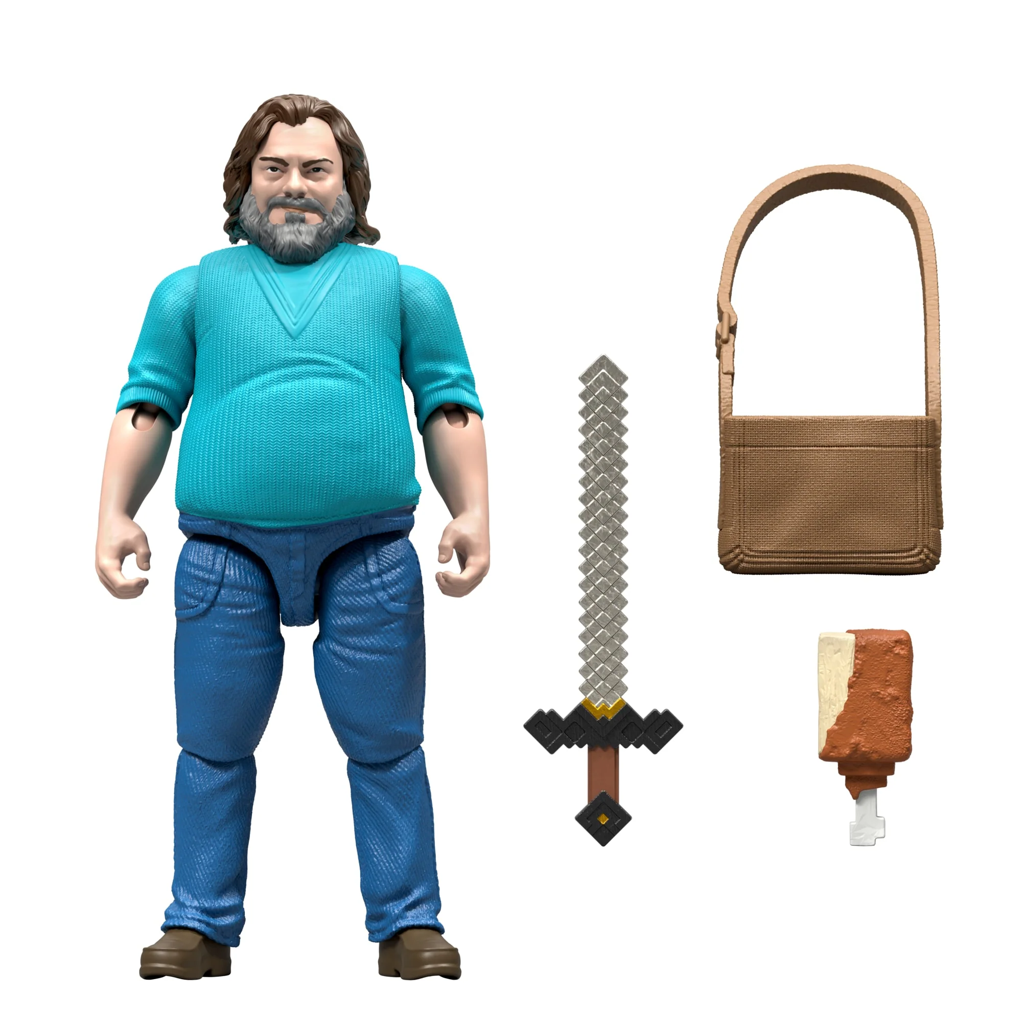 Minecraft-Figurine Articulée Steve-Taille de 10 Cm et Accessoires - Image 3