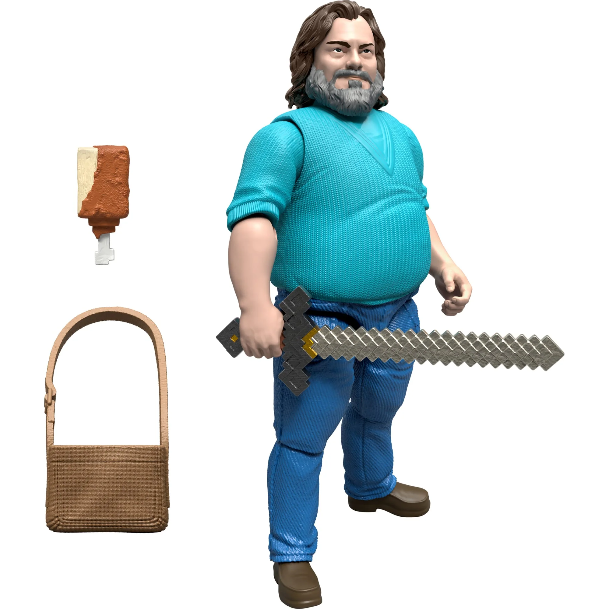 Minecraft-Figurine Articulée Steve-Taille de 10 Cm et Accessoires - Image 5