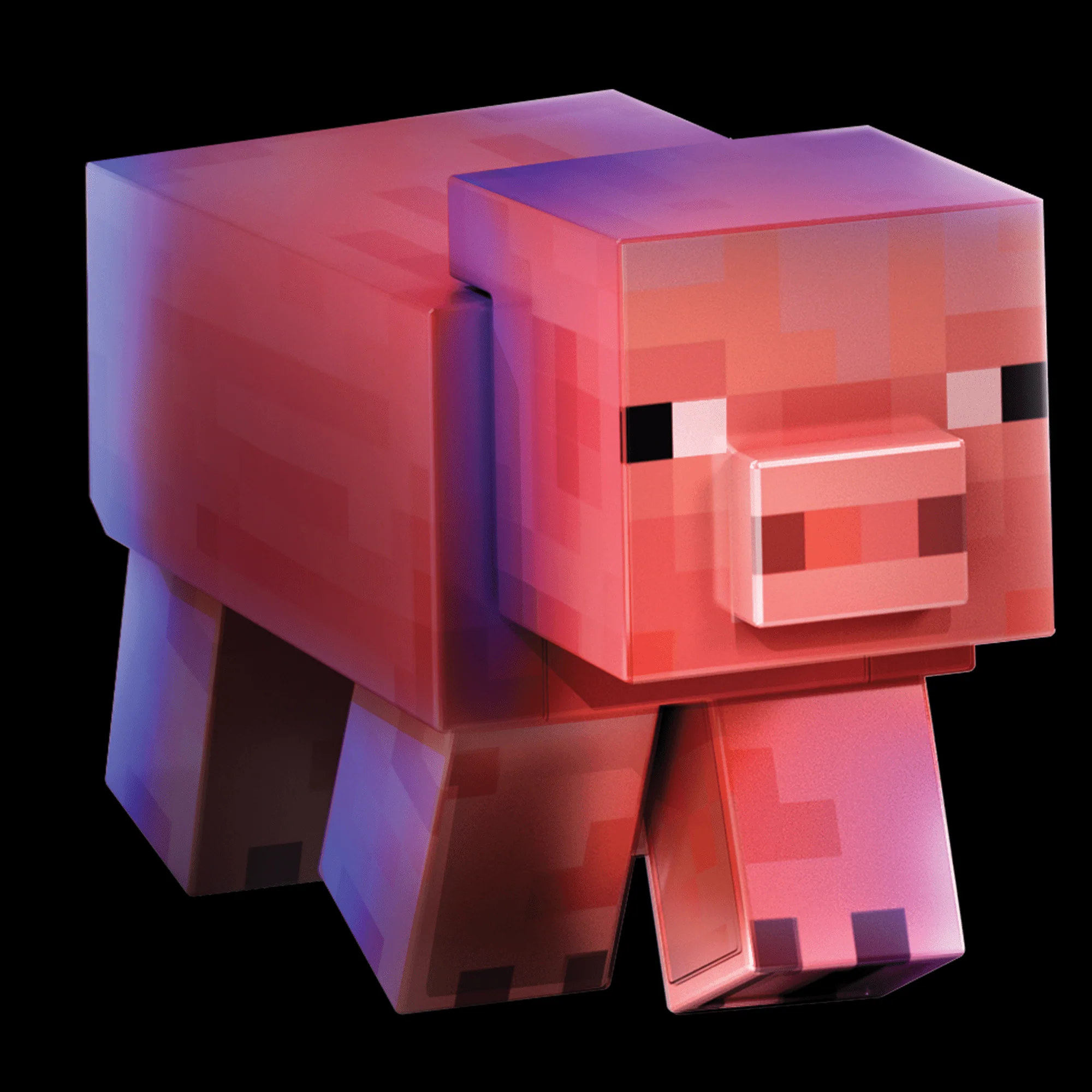Minecraft-Cochon Diamond Level-Figurine Articulée 14Cm et Accessoires - Image 3