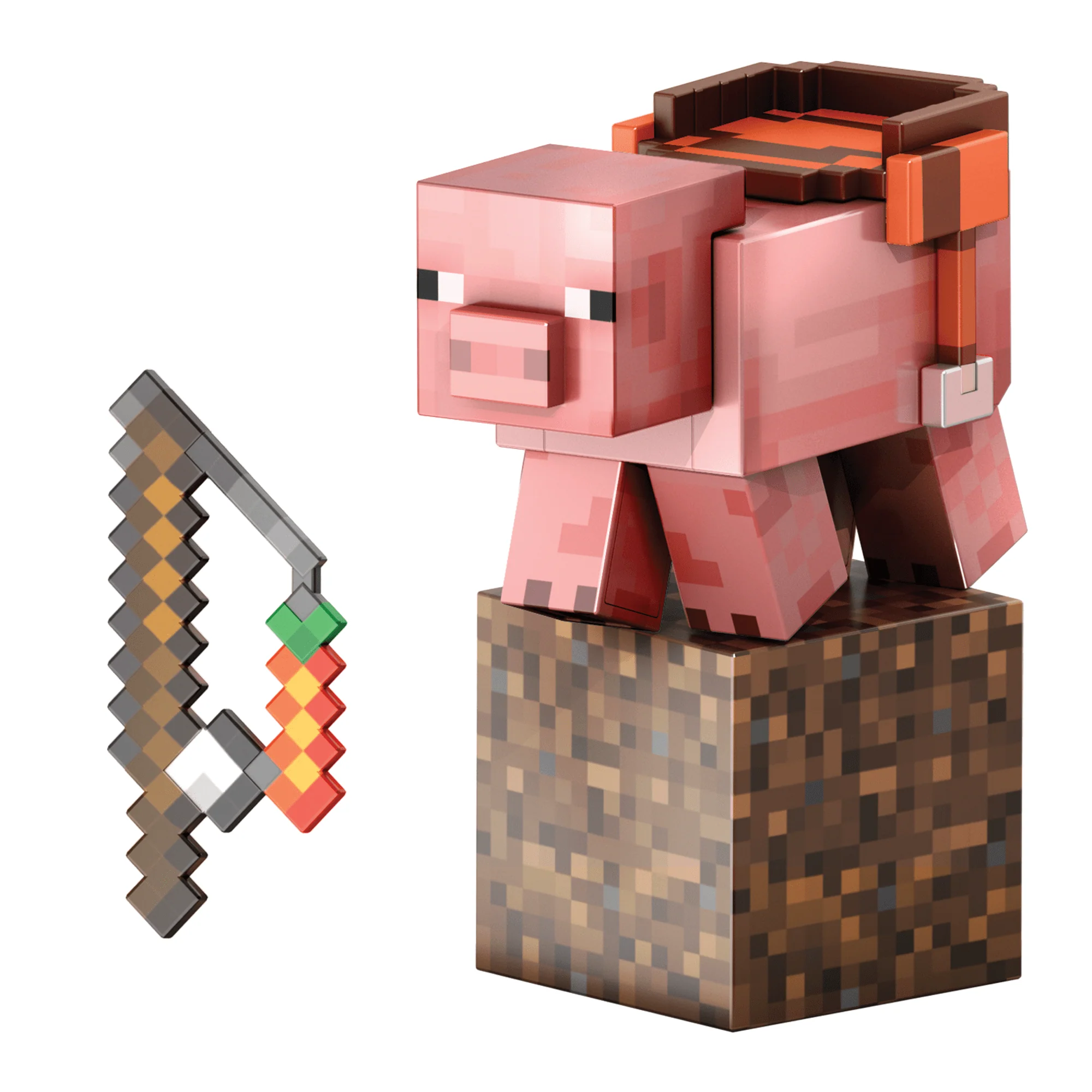 Minecraft-Cochon Diamond Level-Figurine Articulée 14Cm et Accessoires - Image 5