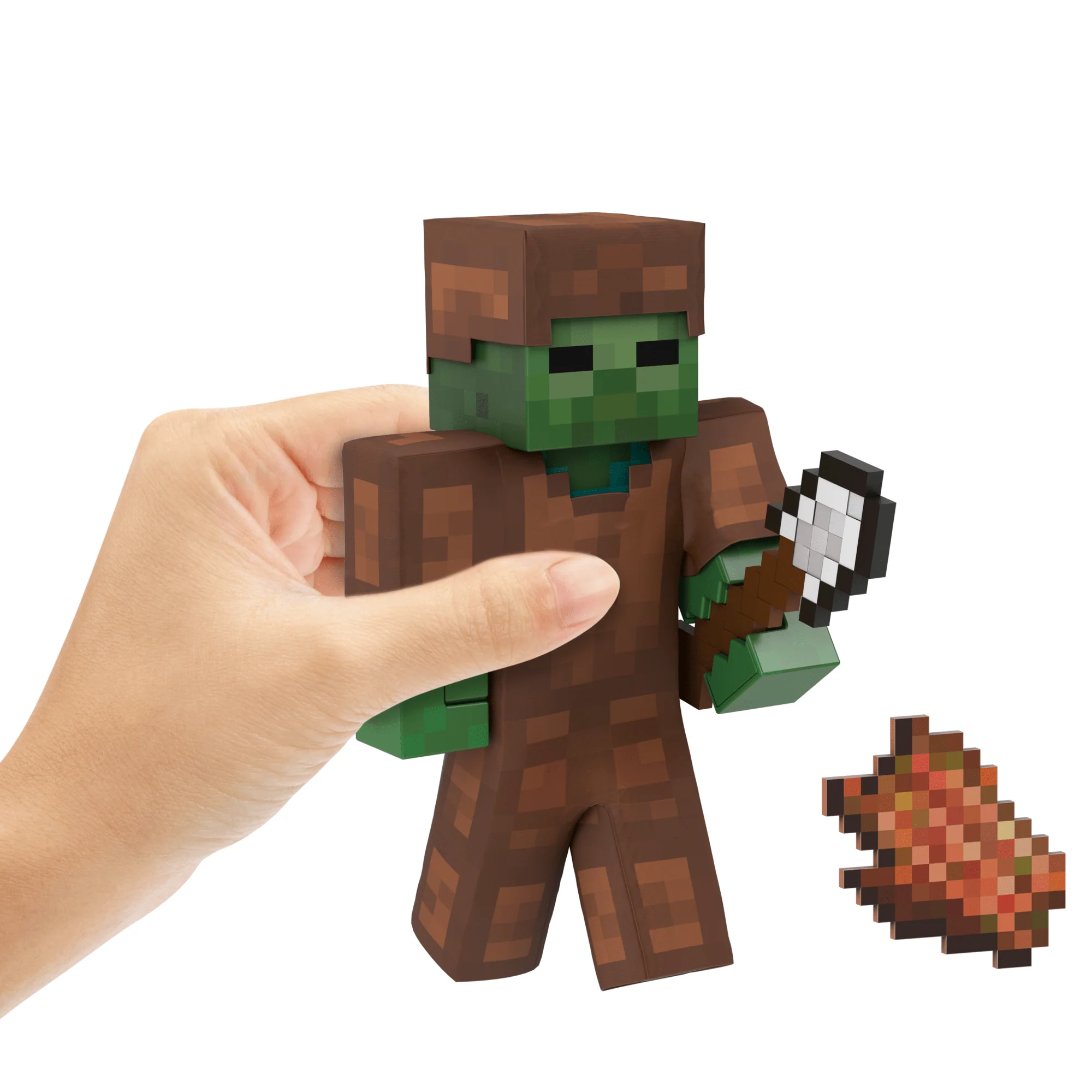 Minecraft-Zombie Diamond Level-Figurine Articulée 14Cm et Accessoires - Image 4