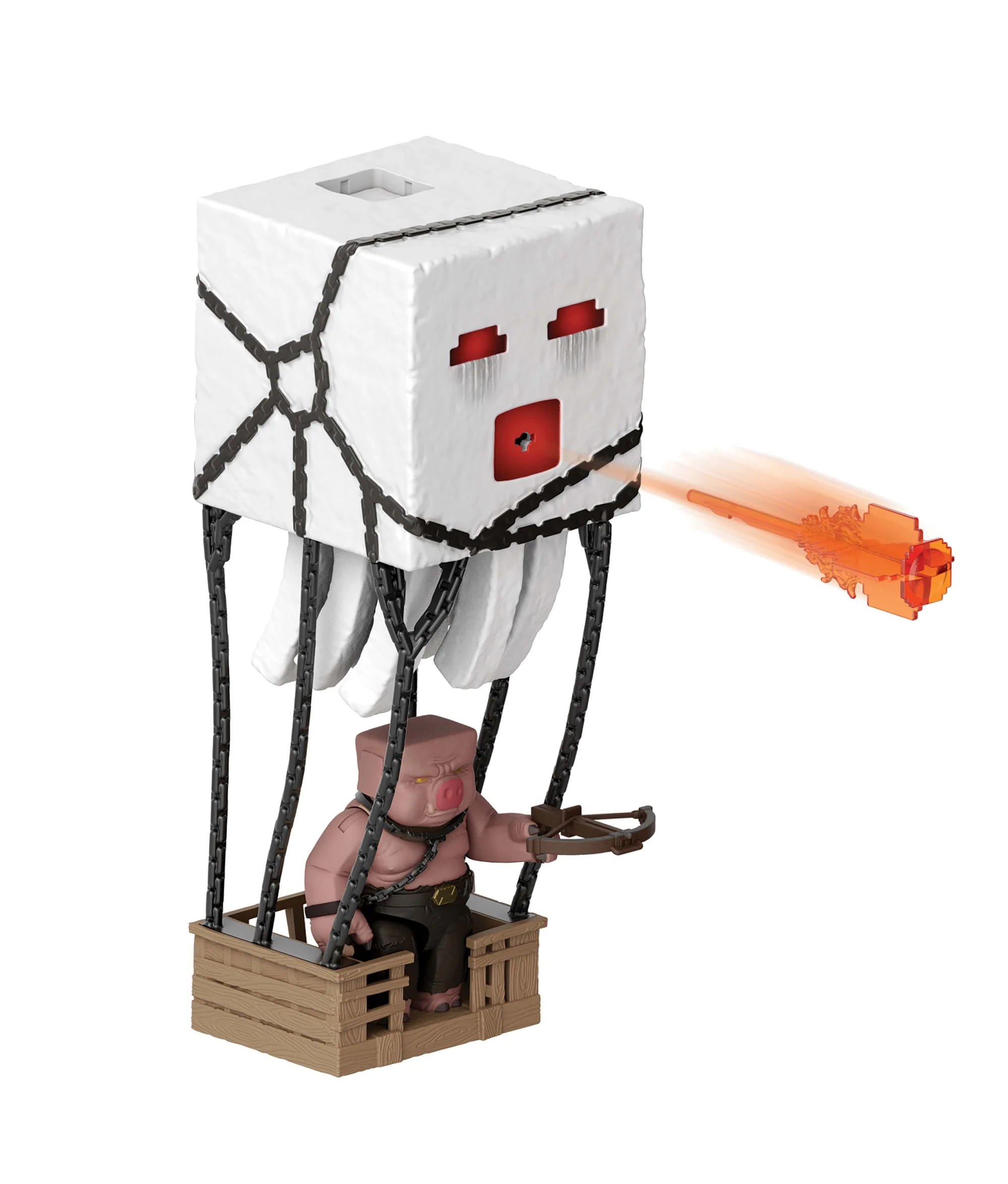 Minecraft Filme Figura de Brinquedo Ataque Explosivo do Ghast - Image 3