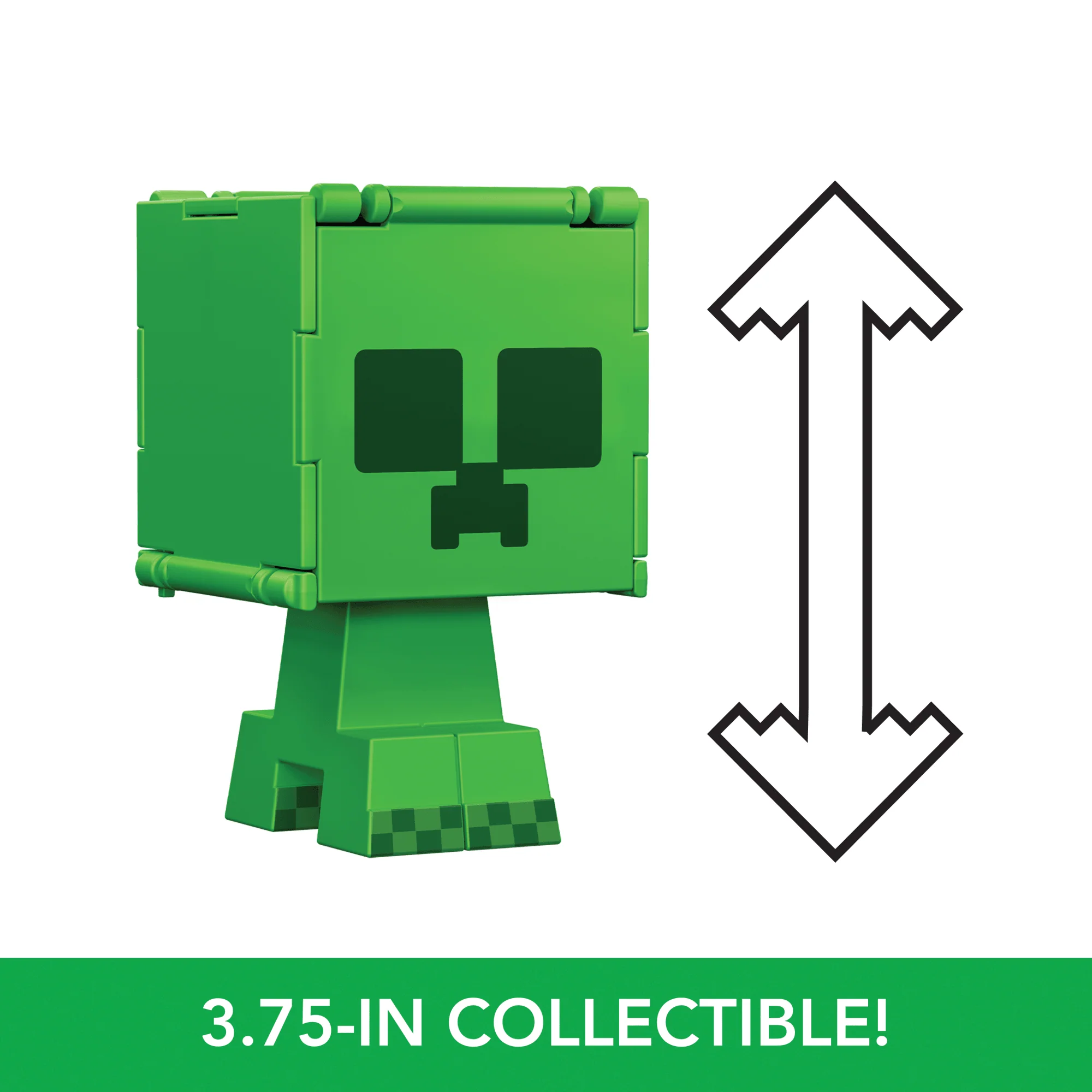 Minecraft Flippin’ Figs Figures Collection, 2-in-1 Fidget Play, 3.75-in Scale & Pixelated Design (Characters May Vary) - Image 5