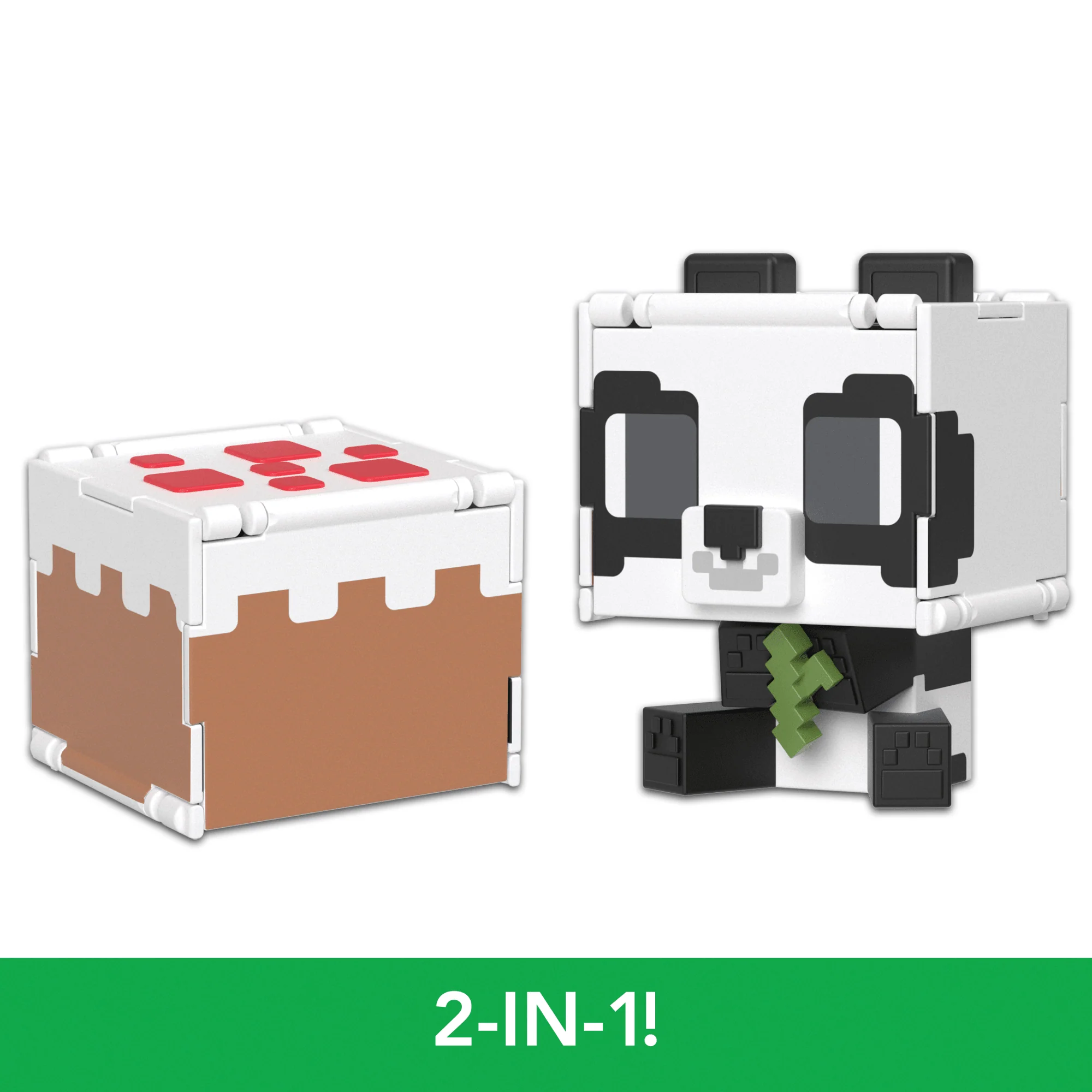 Minecraft Flippin’ Figs Figures Collection, 2-in-1 Fidget Play, 3.75-in Scale & Pixelated Design (Characters May Vary) - Image 2