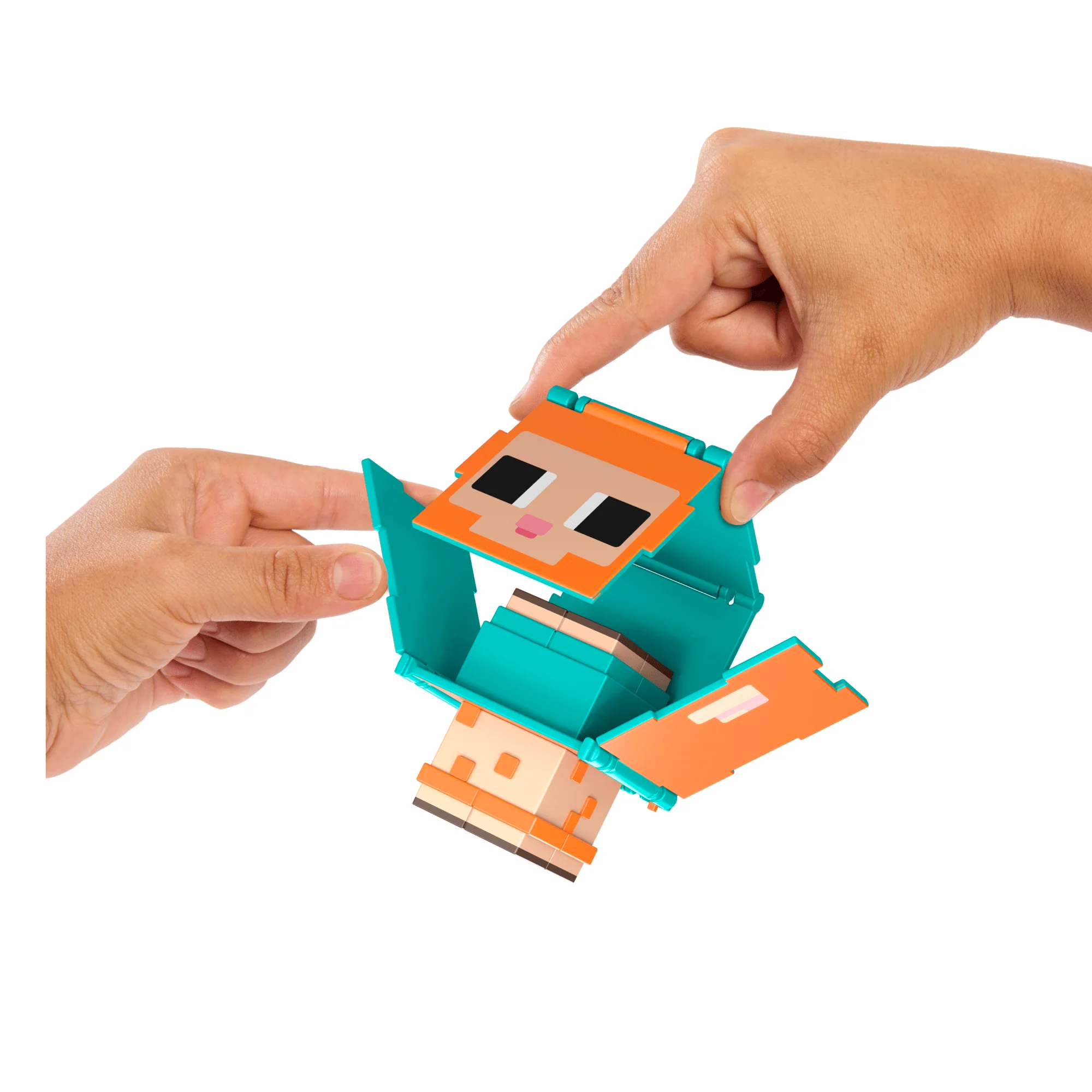 Minecraft Flippin’ Figs Sheep & Chicken Figures 2-Pack, 2-In-1 Fidget Play & Pixelated Design - Image 3