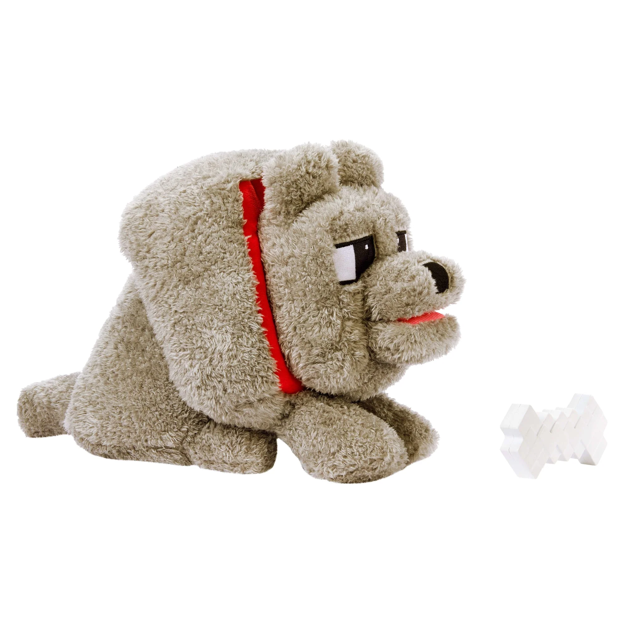 Minecraft Food Mode Dennis Plush Interactive Toy With Sounds & Bone Accessory, Inspired By The Movie - Image 5