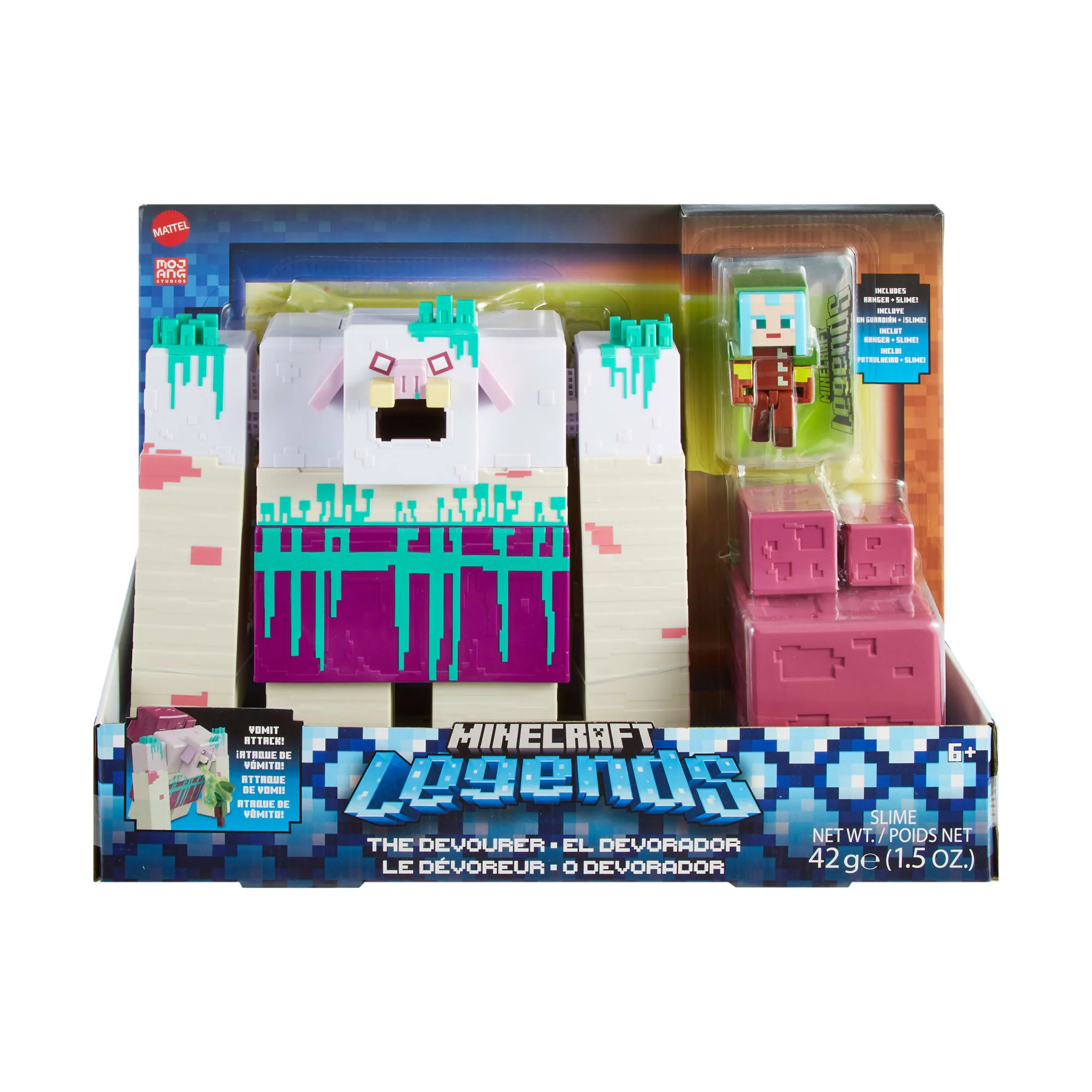 Minecraft Toys, Legends Devourer & Ranger Action Figures & 2 Accessories Set - Image 6