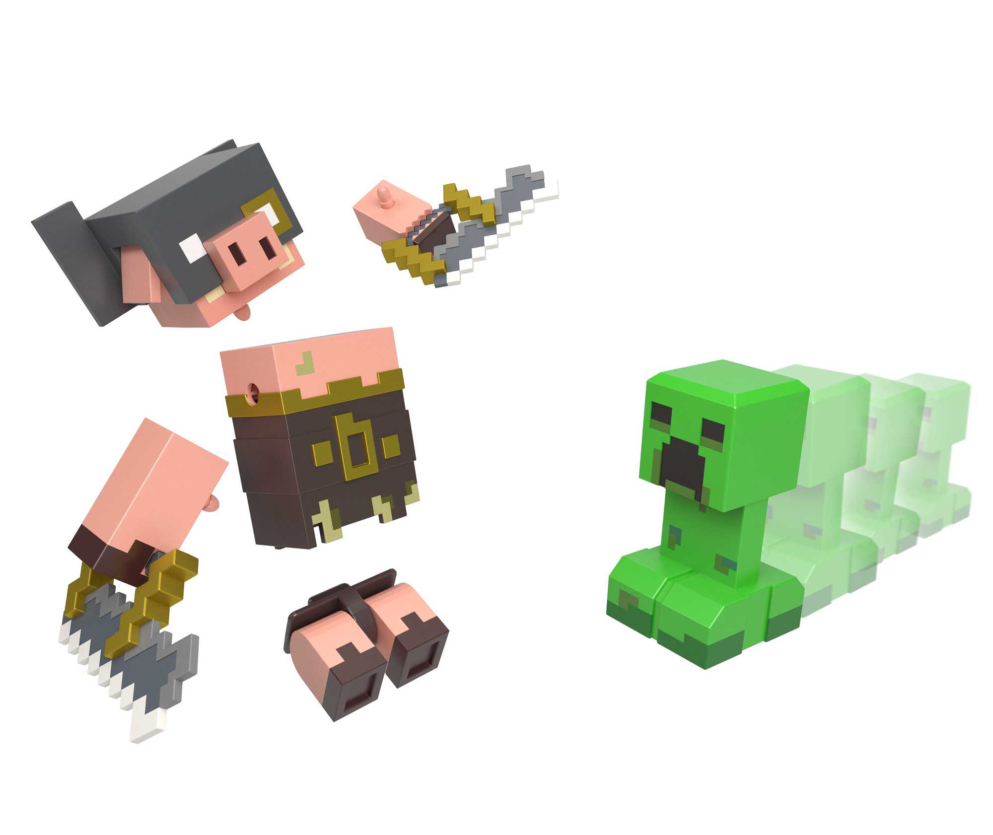 Minecraft-Legends-Coffret de 2 Figurines-Assortiment, Cadeaux enfants - Image 4