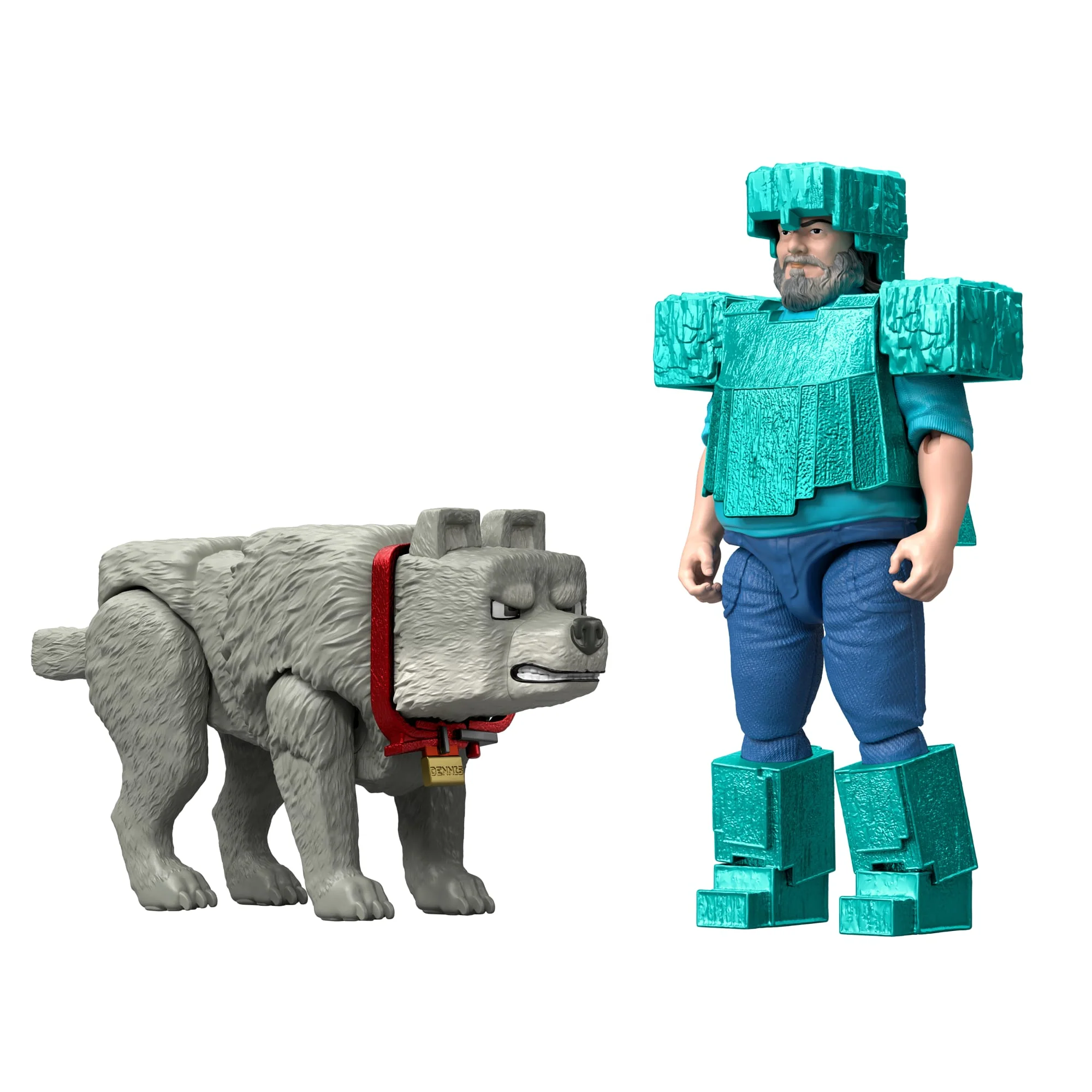 Minecraft Man's Best Wolf Pack With 2 Action Figures & 2 Accessories, Set inspired By The Movie - Image 6