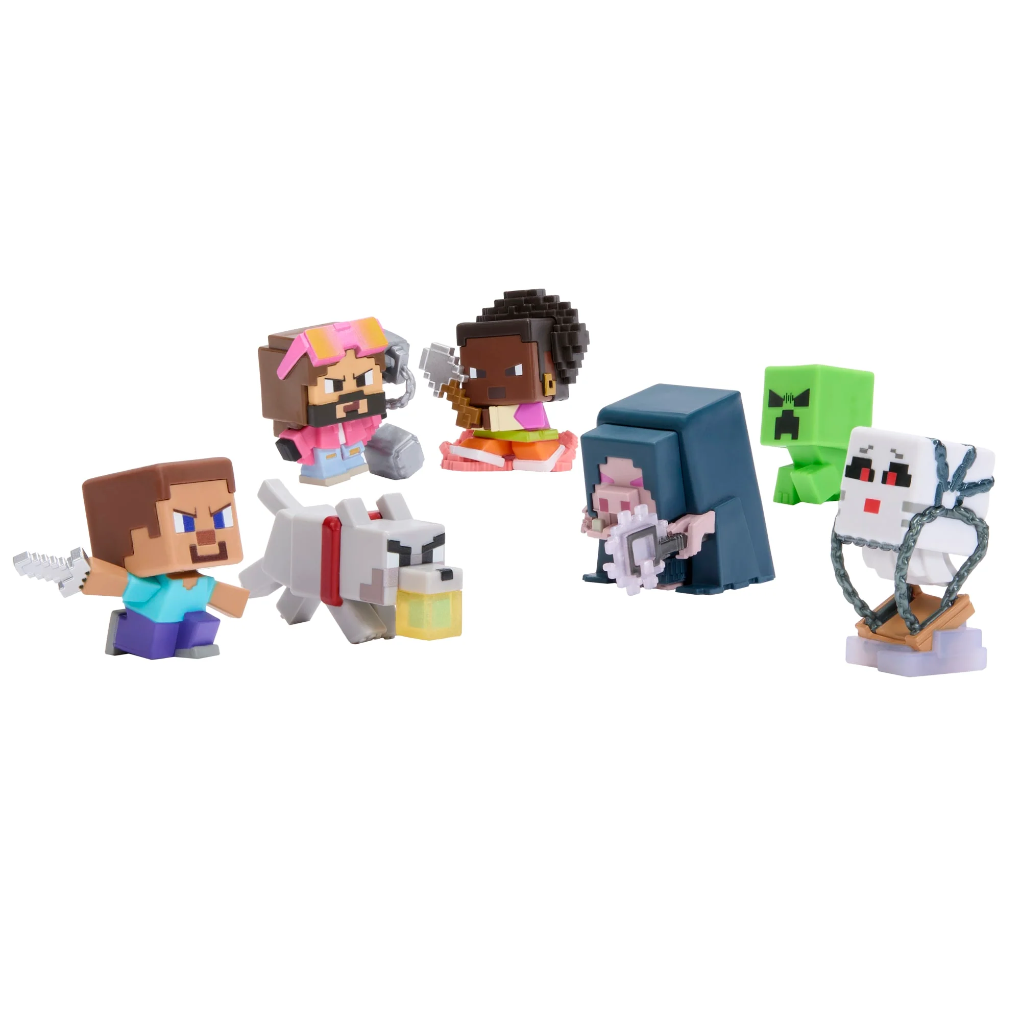 Minecraft Mini Mode Overworld Battle Pack With 7 Mini Action Figures inspired By The Movie - Image 4