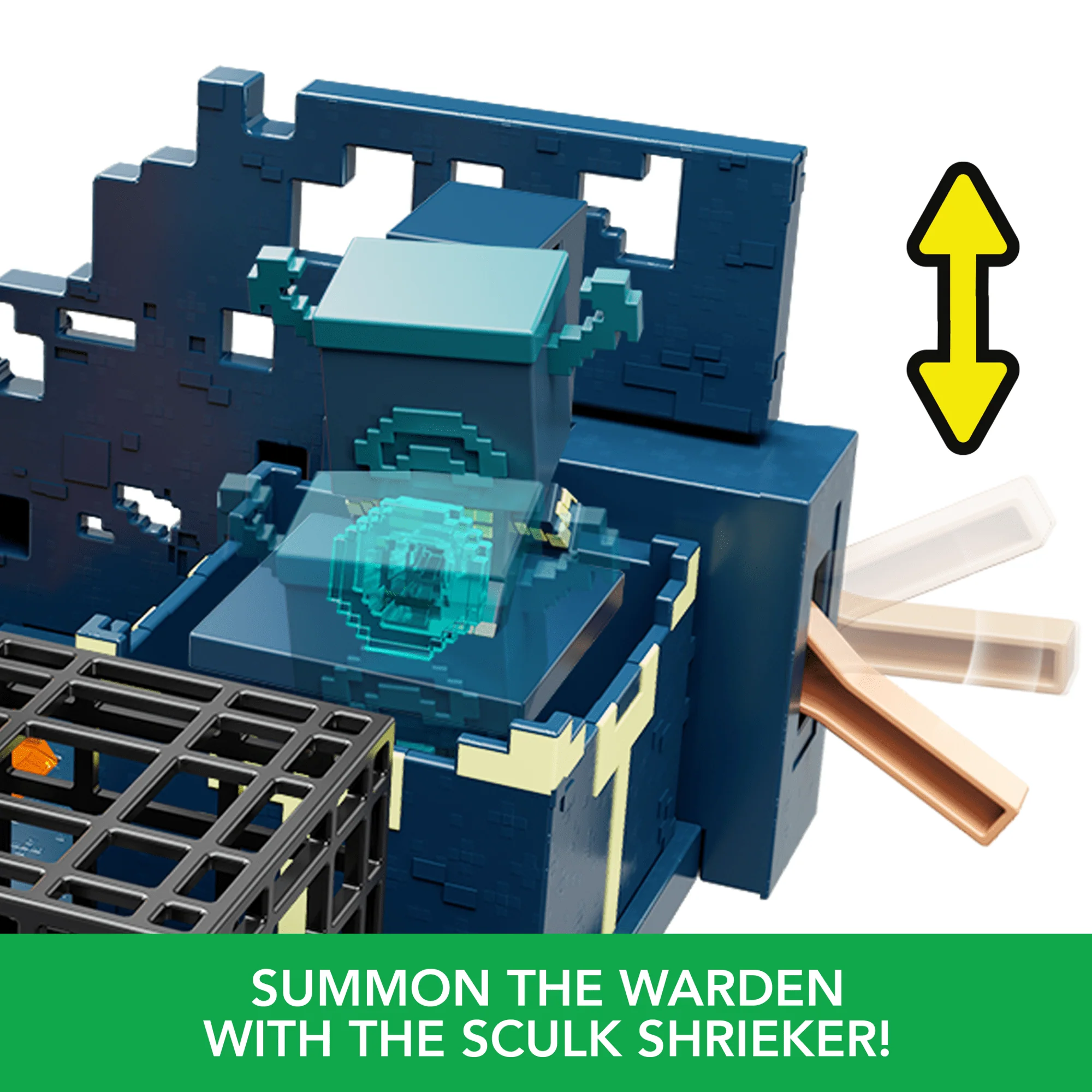Minecraft Mini Mode Rise Of The Warden Playset, 2 Minis, Steve & Warden Figures & Dlc Code - Image 4