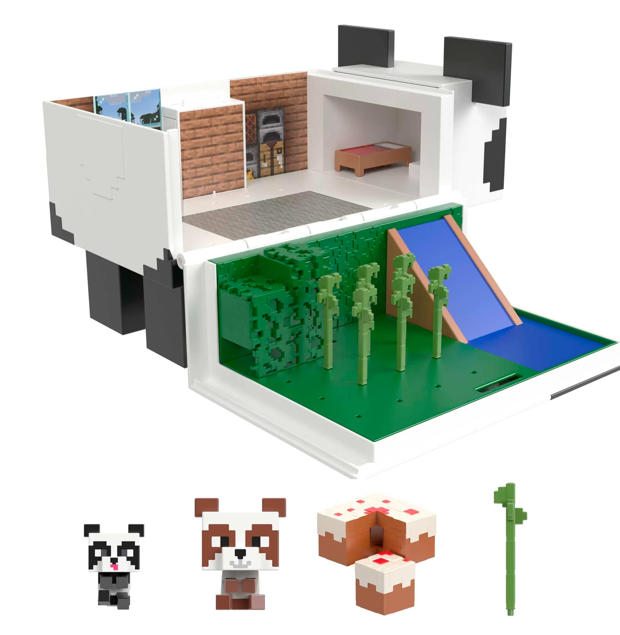 Minecraft-Mini Têtes Modulables-La Maison du Panda-Coffret - Image 4