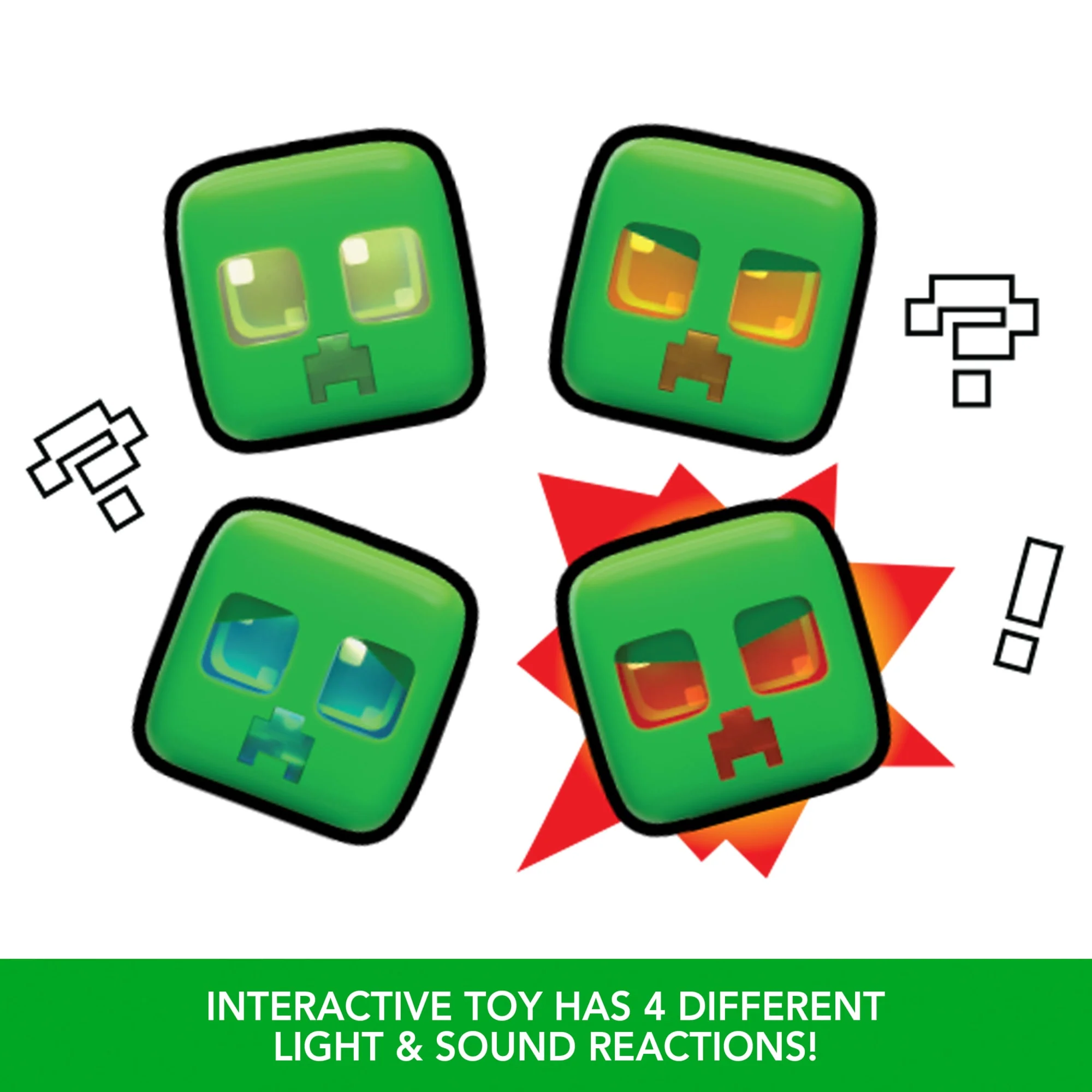 Minecraft My Pet Creeper interactive Toy Action Figure With Lights, Sounds & Exploding Action - Image 4