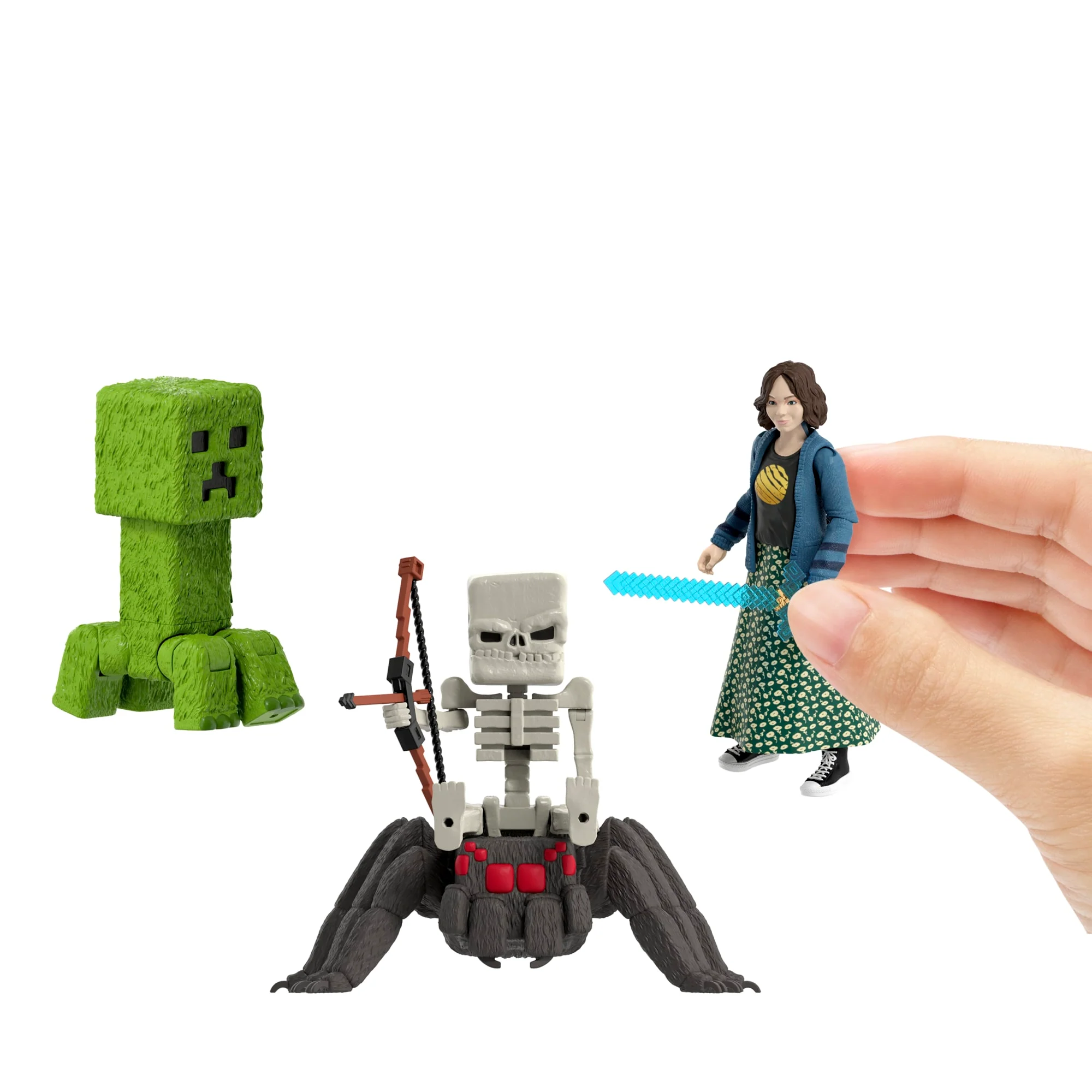 Minecraft Overworld Encounters Pack With 4 Action Figures & 3 Accessories inspired By The Movie - Image 5