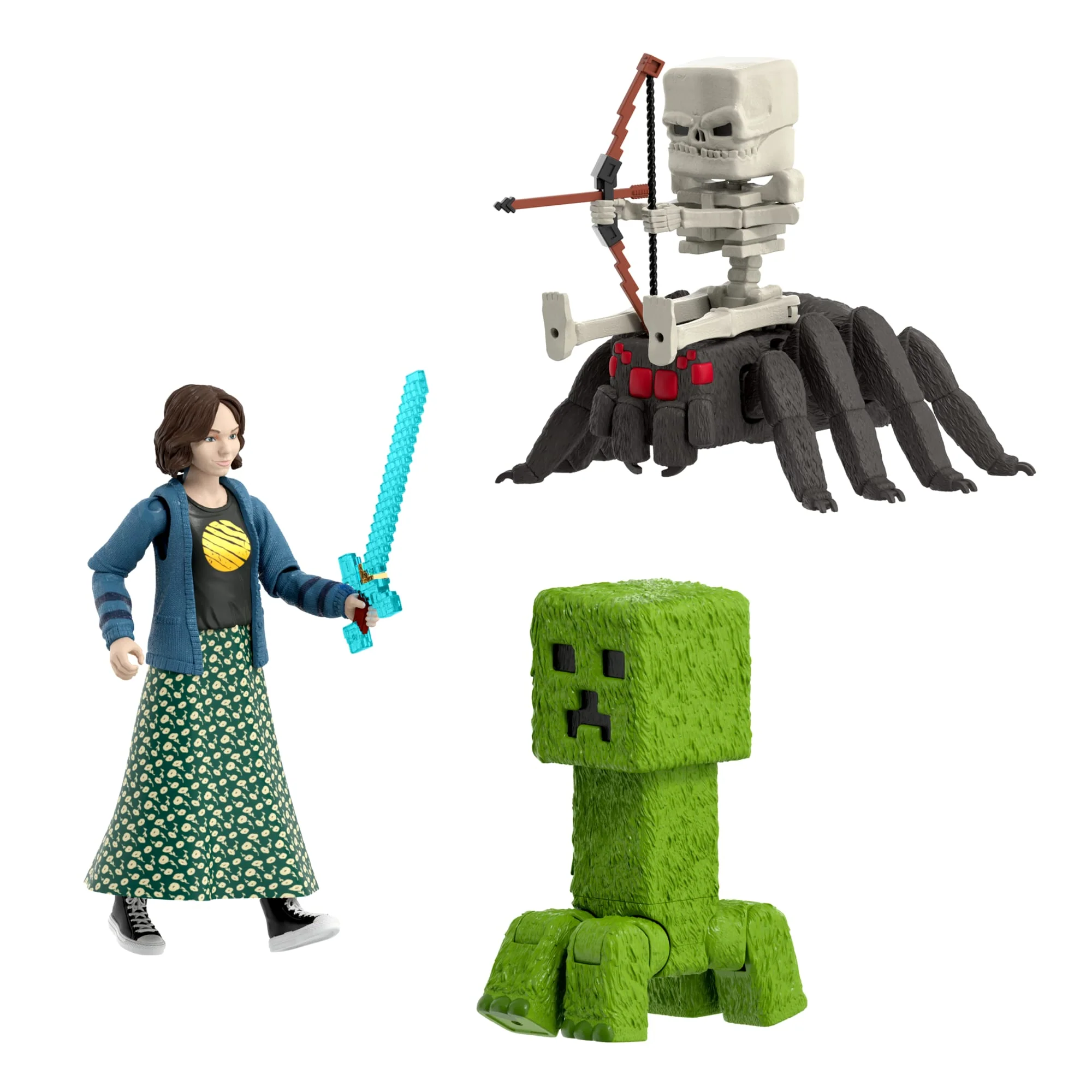 Minecraft Overworld Encounters Pack With 4 Action Figures & 3 Accessories inspired By The Movie - Image 6