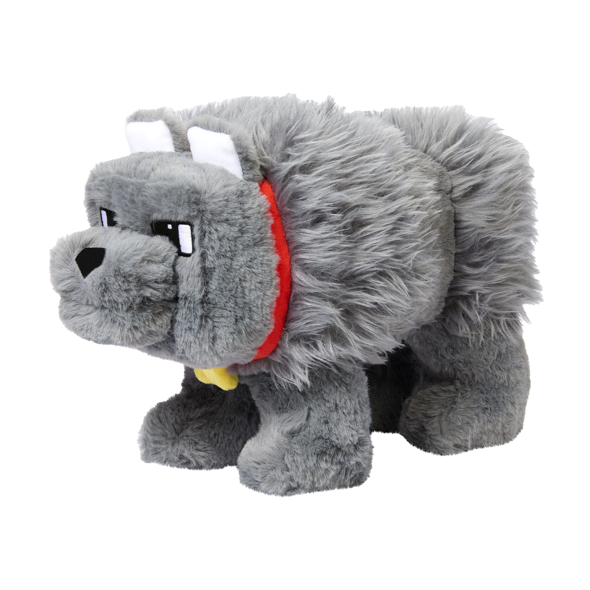 Minecraft –Peluche à Fonctions –dennis Le Loup, Sons et Bouche à Mouv. - Image 4
