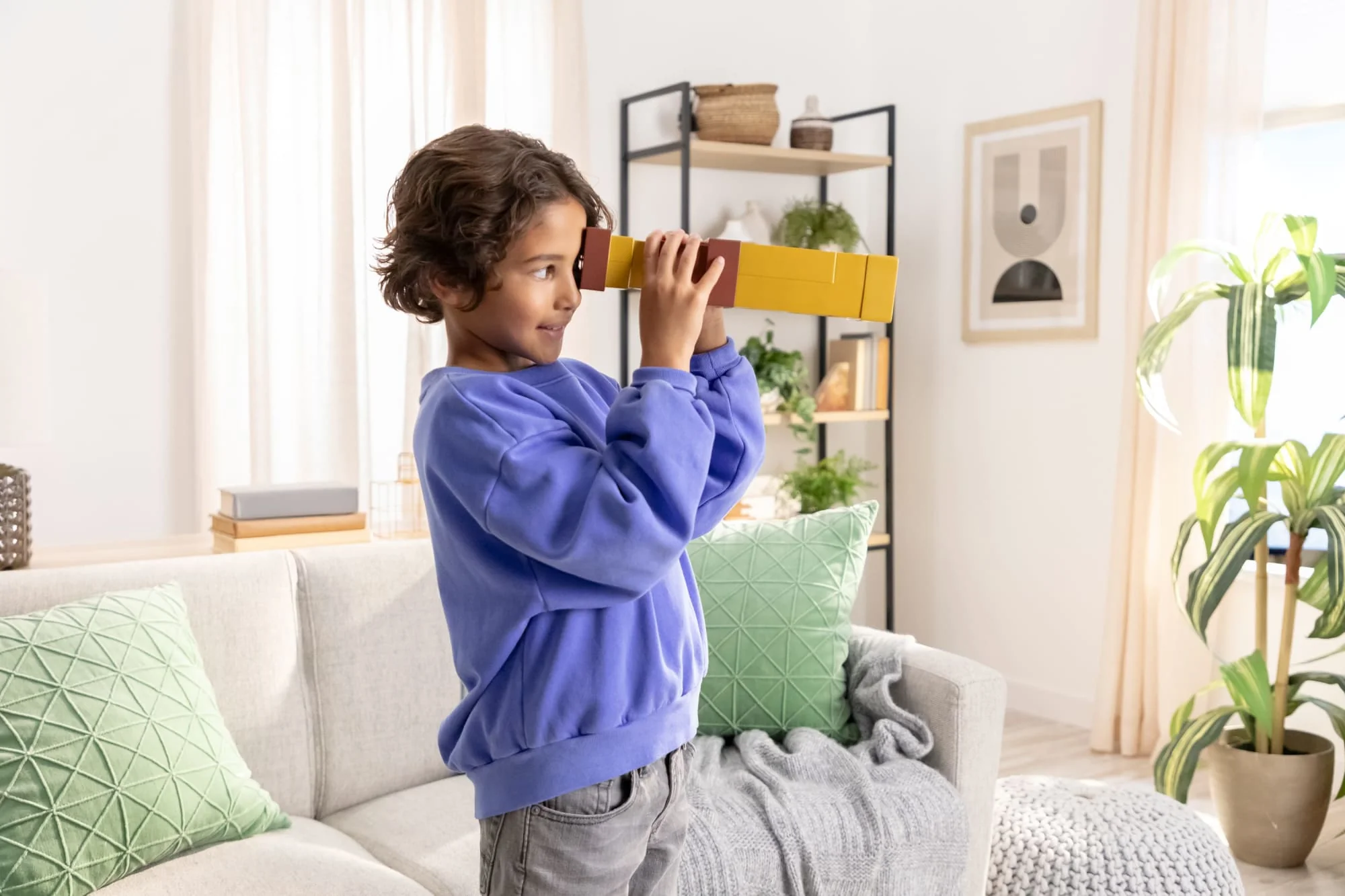 Minecraft Pixel Spyglass Toy With Pixelating View Lens, Kid-Size Accessory For Role-Play & Costumes - Image 2