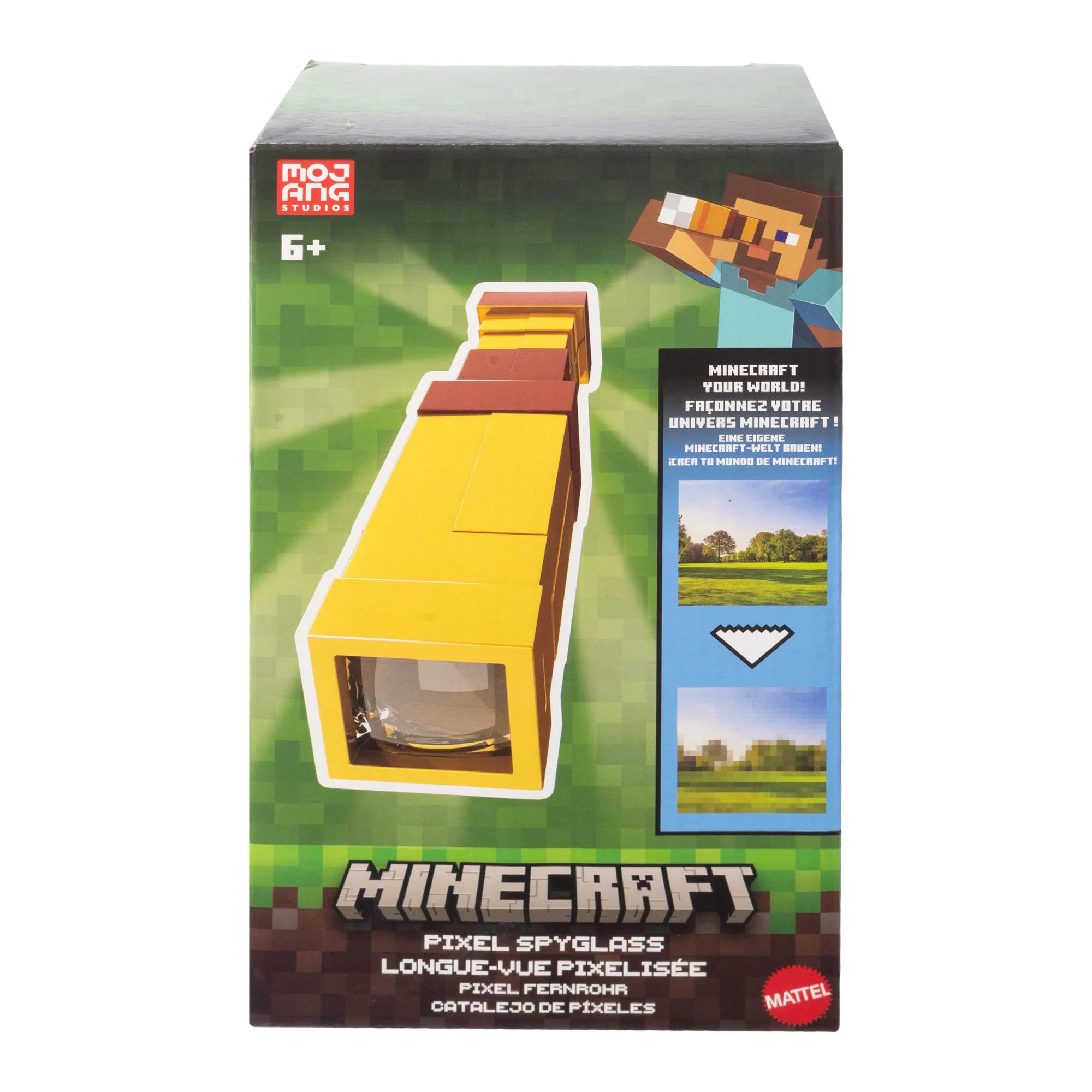 Minecraft Pixel Spyglass Toy With Pixelating View Lens, Kid-Size Accessory For Role-Play & Costumes - Image 6
