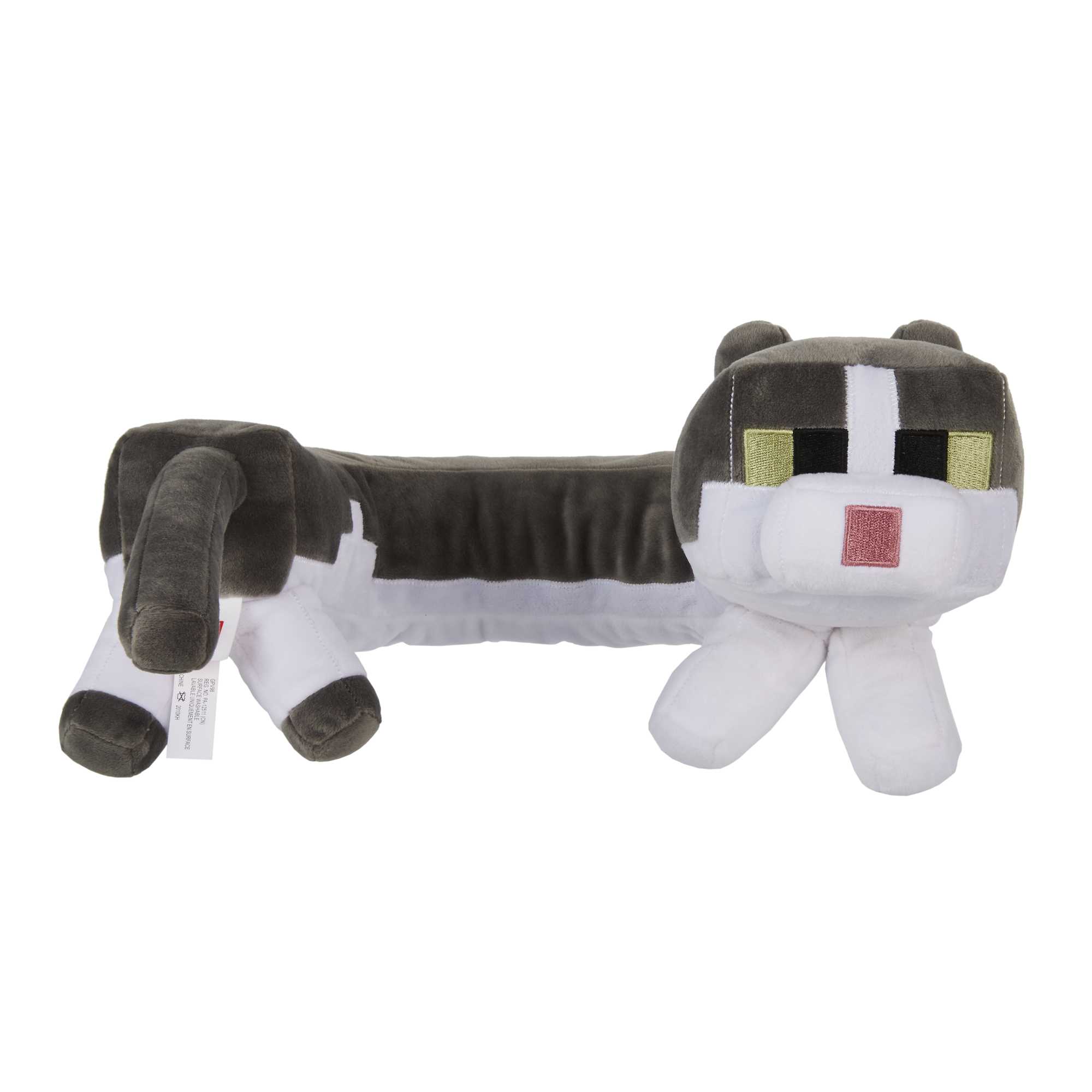 Minecraft Purring Sounds Neck Pillow, Cat Plush Toy With Sound For Travel - Image 3