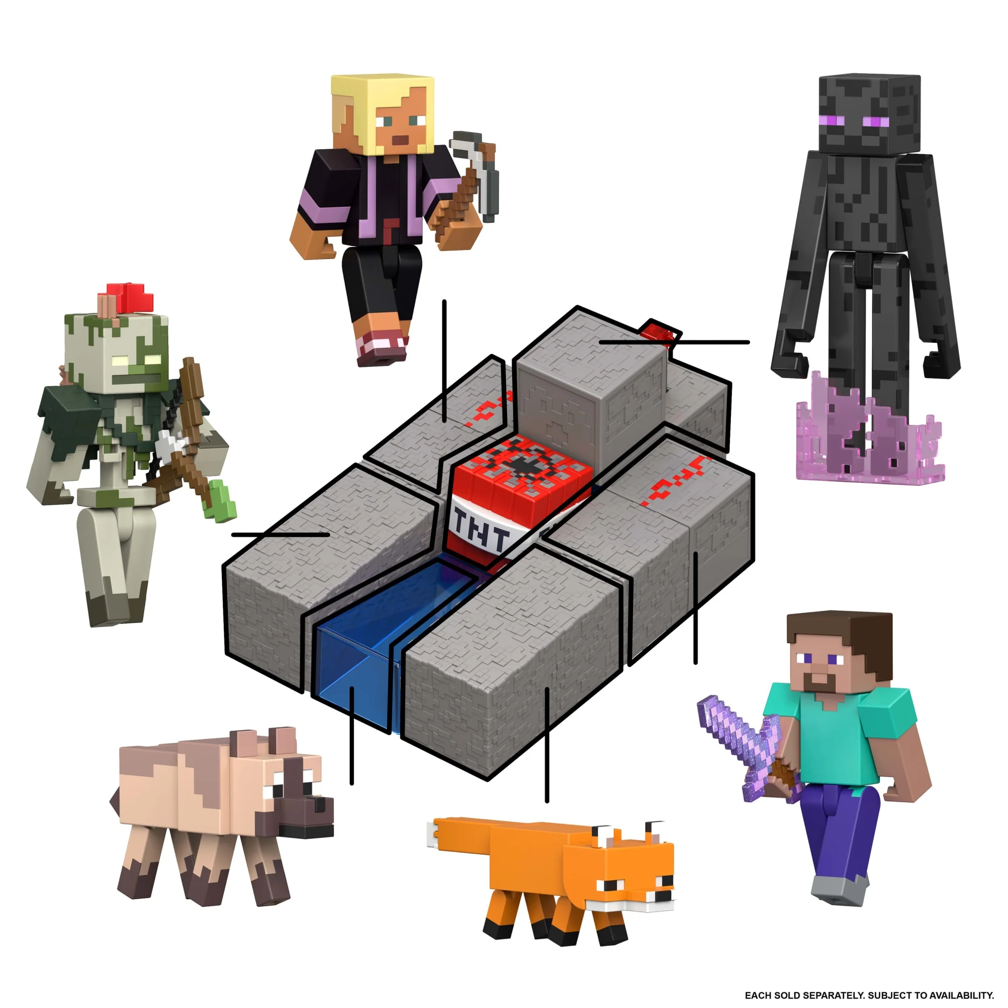 Minecraft Enderman Action Figure & Accessory Set, 3.25-Inch Scale Collectible Toy & Building Piece - Image 2