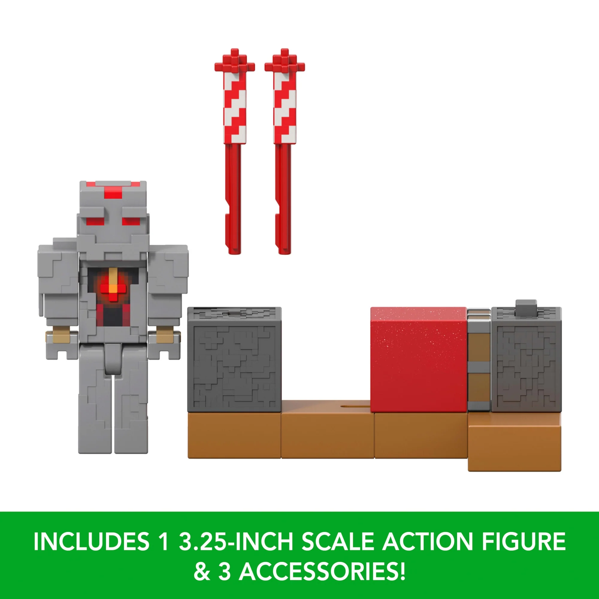 Minecraft ProtectorS Firework Launcher Action Figure & Accessories Set, 3.25-Inch Scale Collectible - Image 2