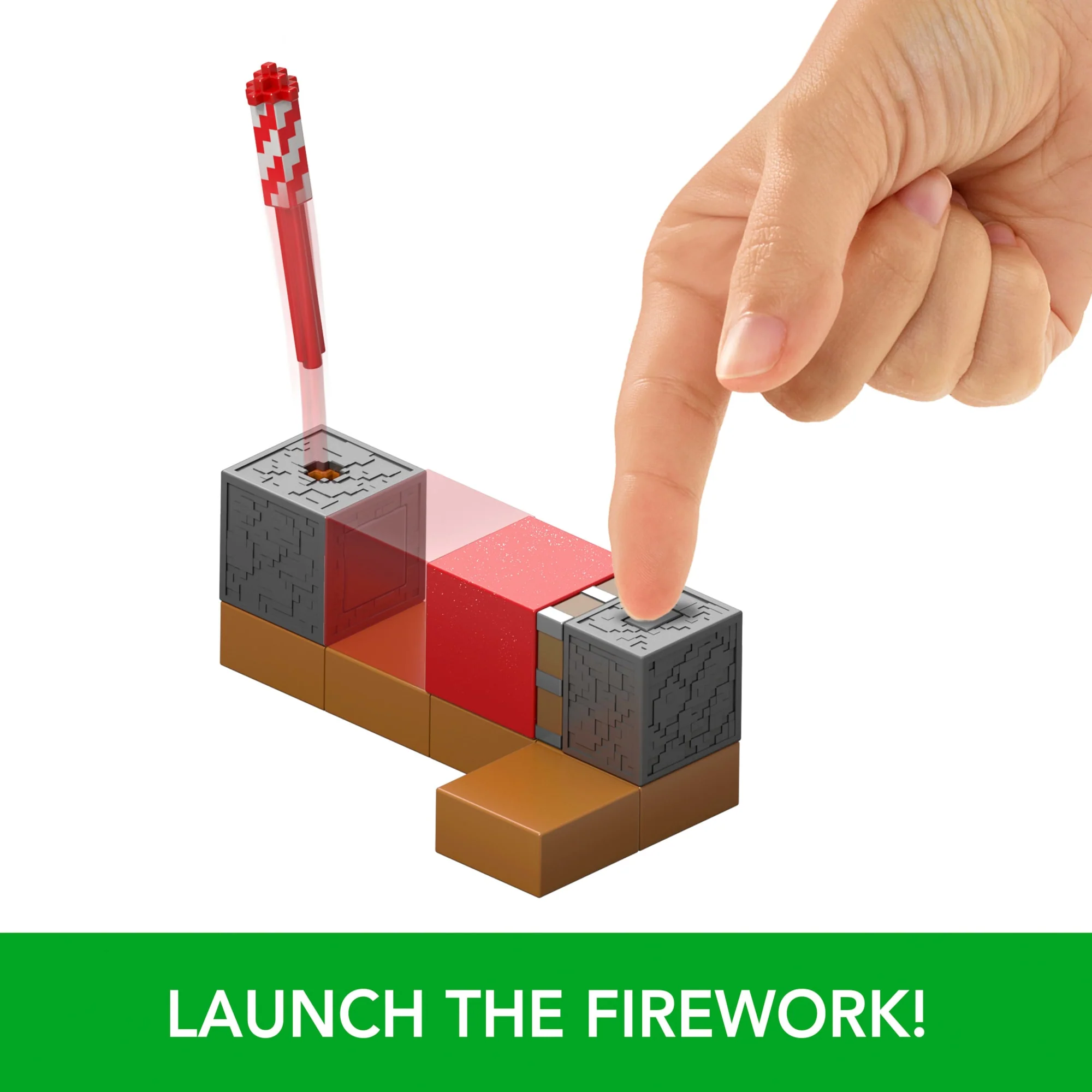 Minecraft ProtectorS Firework Launcher Action Figure & Accessories Set, 3.25-Inch Scale Collectible - Image 3