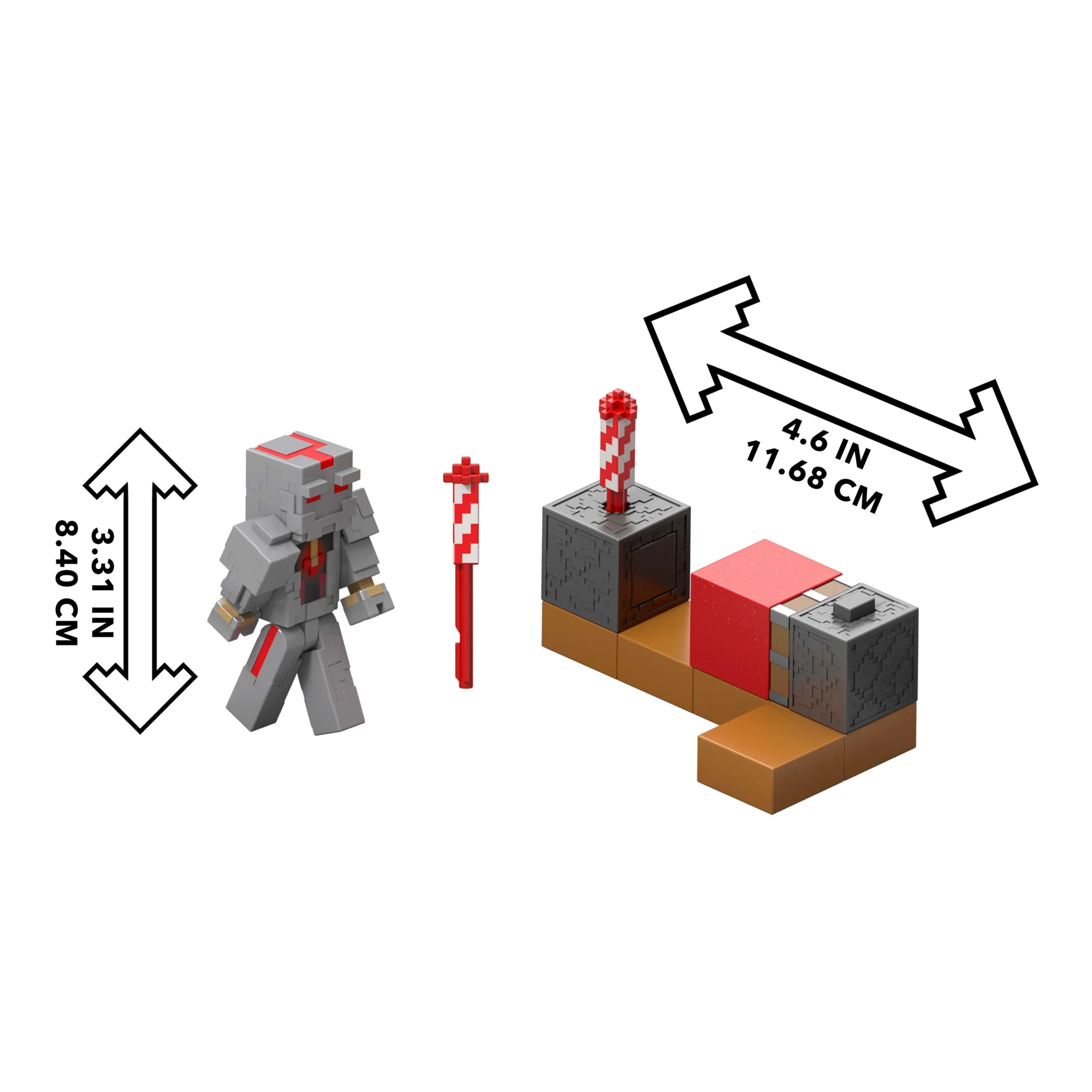 Minecraft ProtectorS Firework Launcher Action Figure & Accessories Set, 3.25-Inch Scale Collectible - Image 6