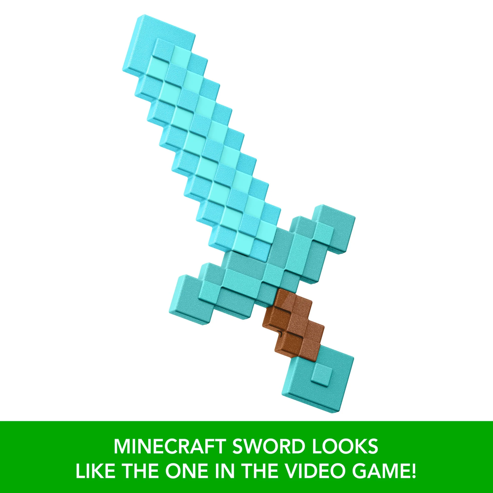 Minecraft Diamond Sword Battle Toy, Kid-Sized For Role-Play & Costumes, Inspired By The Video Game - Image 3