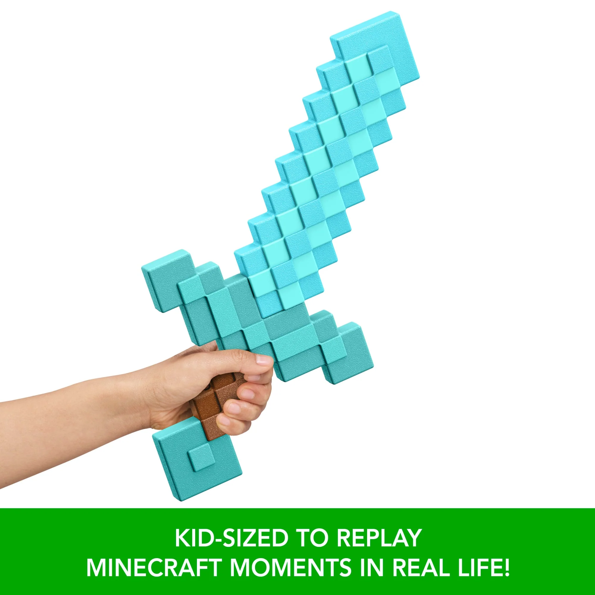 Minecraft Diamond Sword Battle Toy, Kid-Sized For Role-Play & Costumes, Inspired By The Video Game - Image 5