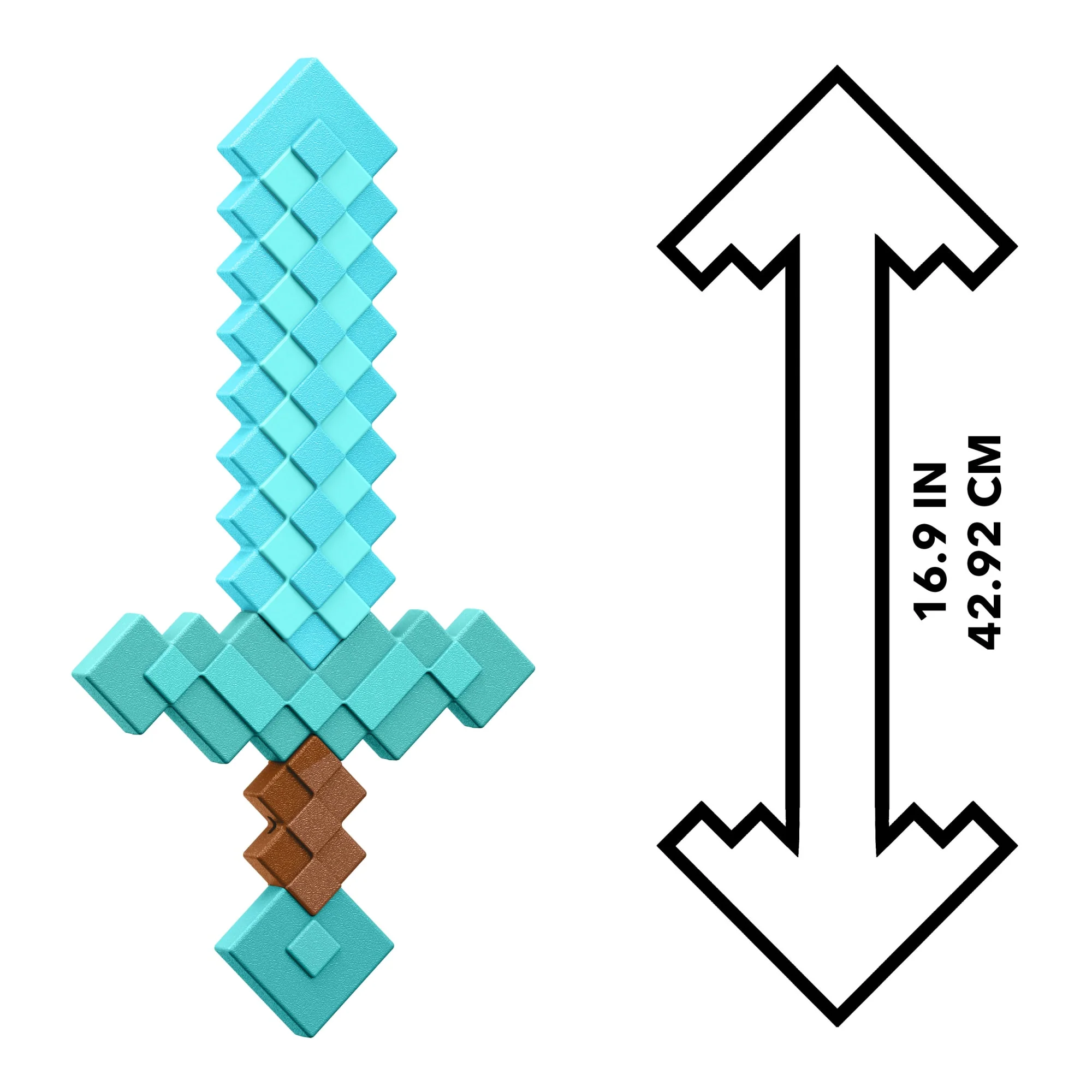 Minecraft Diamond Sword Battle Toy, Kid-Sized For Role-Play & Costumes, Inspired By The Video Game - Image 6