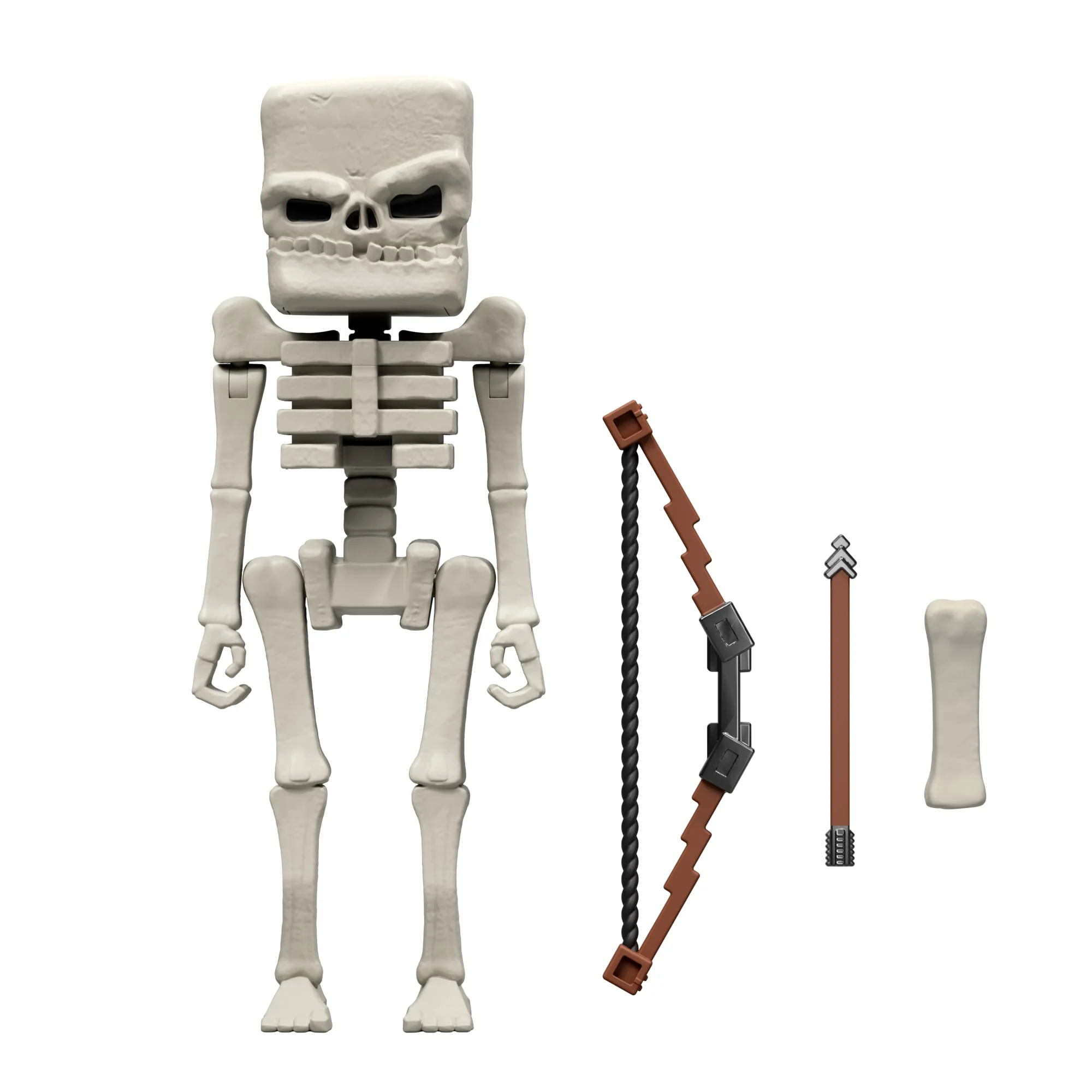 Minecraft Skeleton Action Figure & Accessories, 4-inch Toy Set inspired By A Minecraft Movie - Image 3