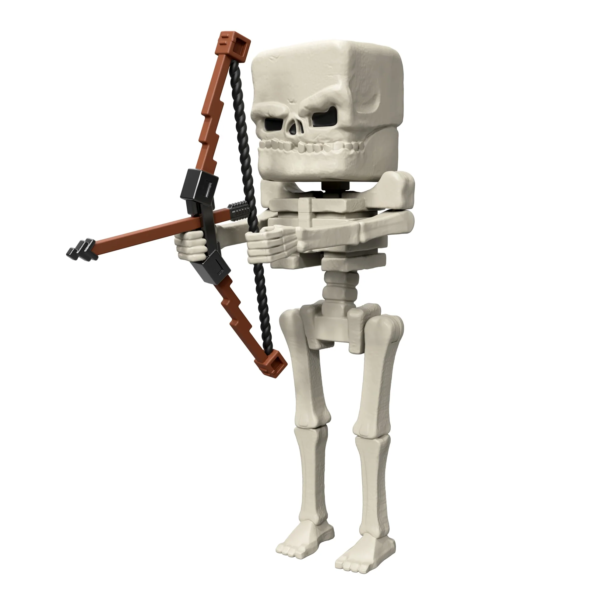 Minecraft Skeleton Action Figure & Accessories, 4-inch Toy Set inspired By A Minecraft Movie - Image 4