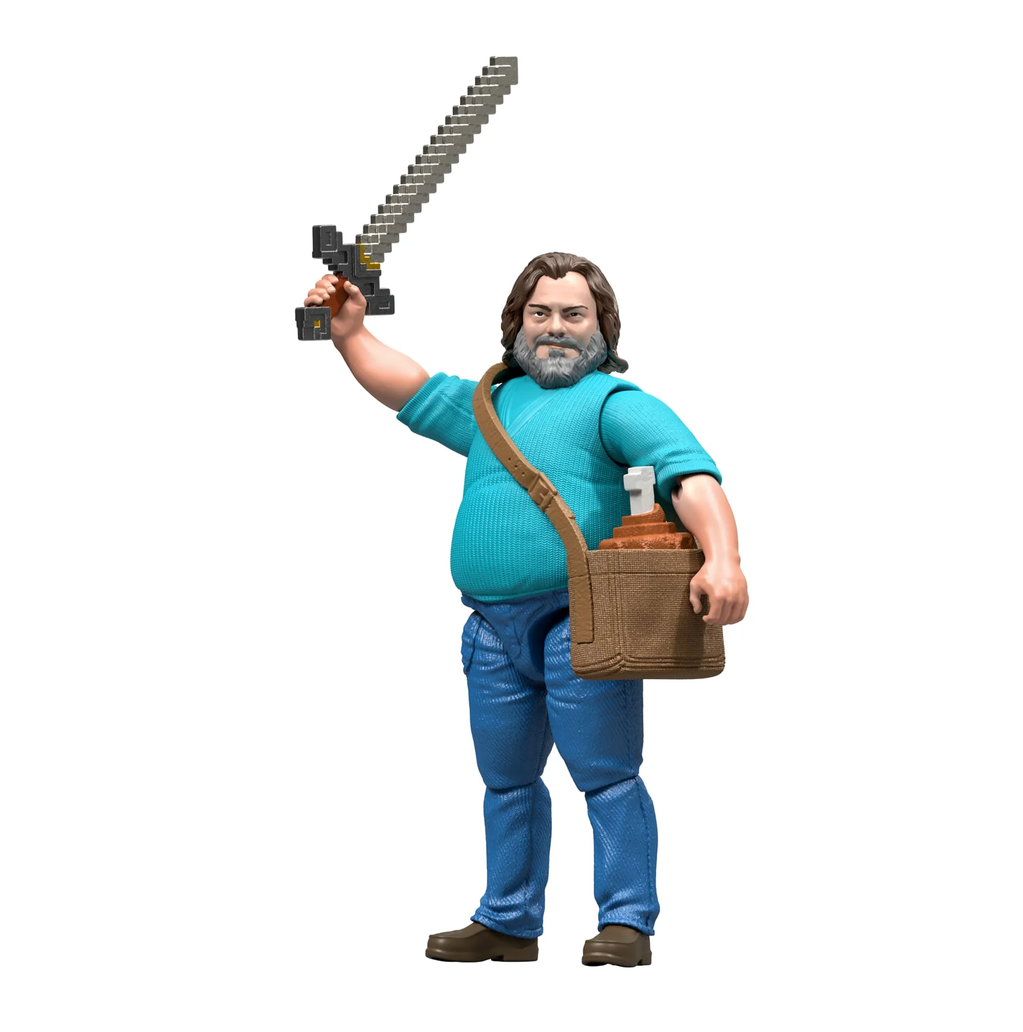 Minecraft Steve Action Figure & Accessories, 4-inch Toy Set inspired By A Minecraft Movie - Image 6