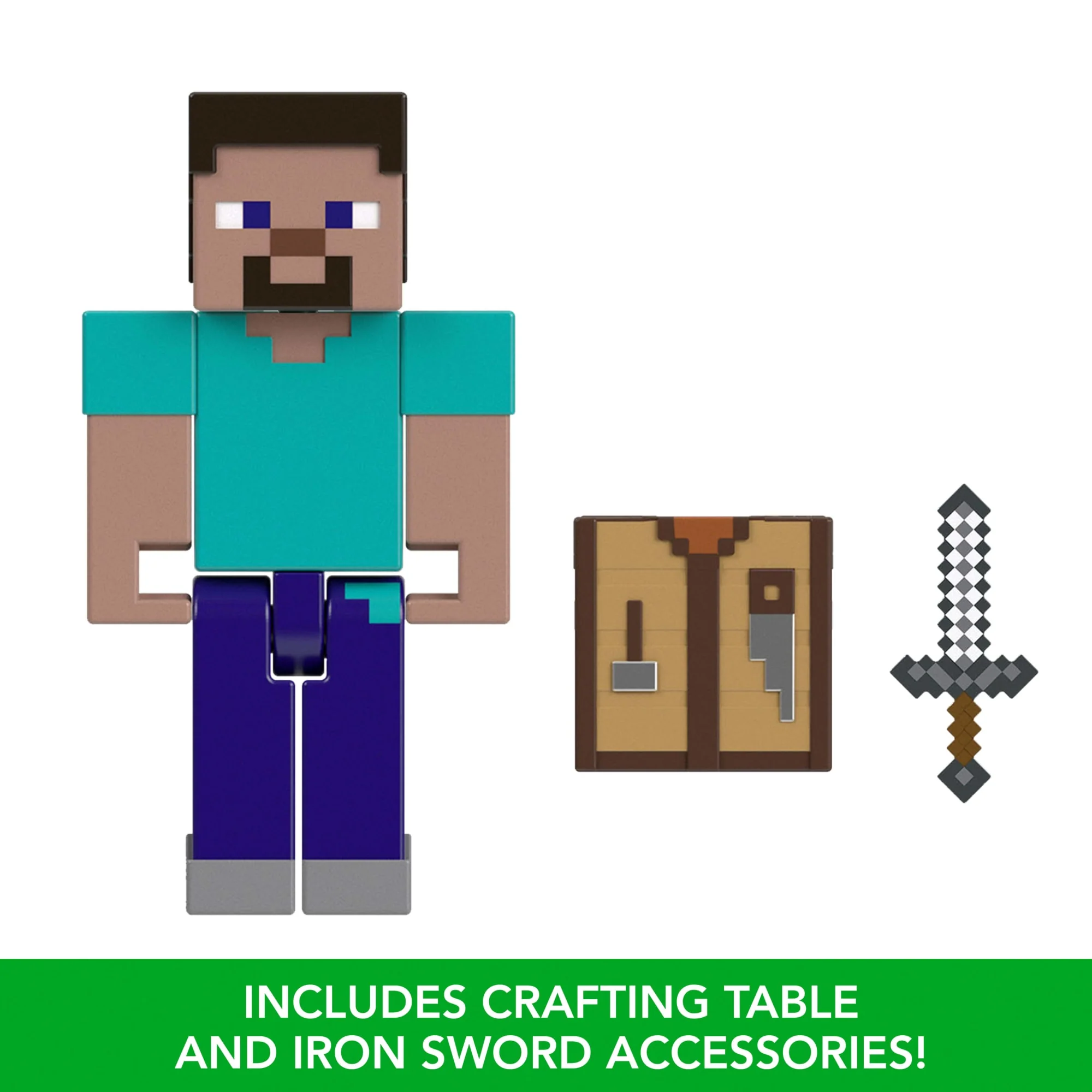 Minecraft Action Figures & Accessories Collection, 3.25-inch Scale & Pixelated Design (Characters May Vary) - Image 4