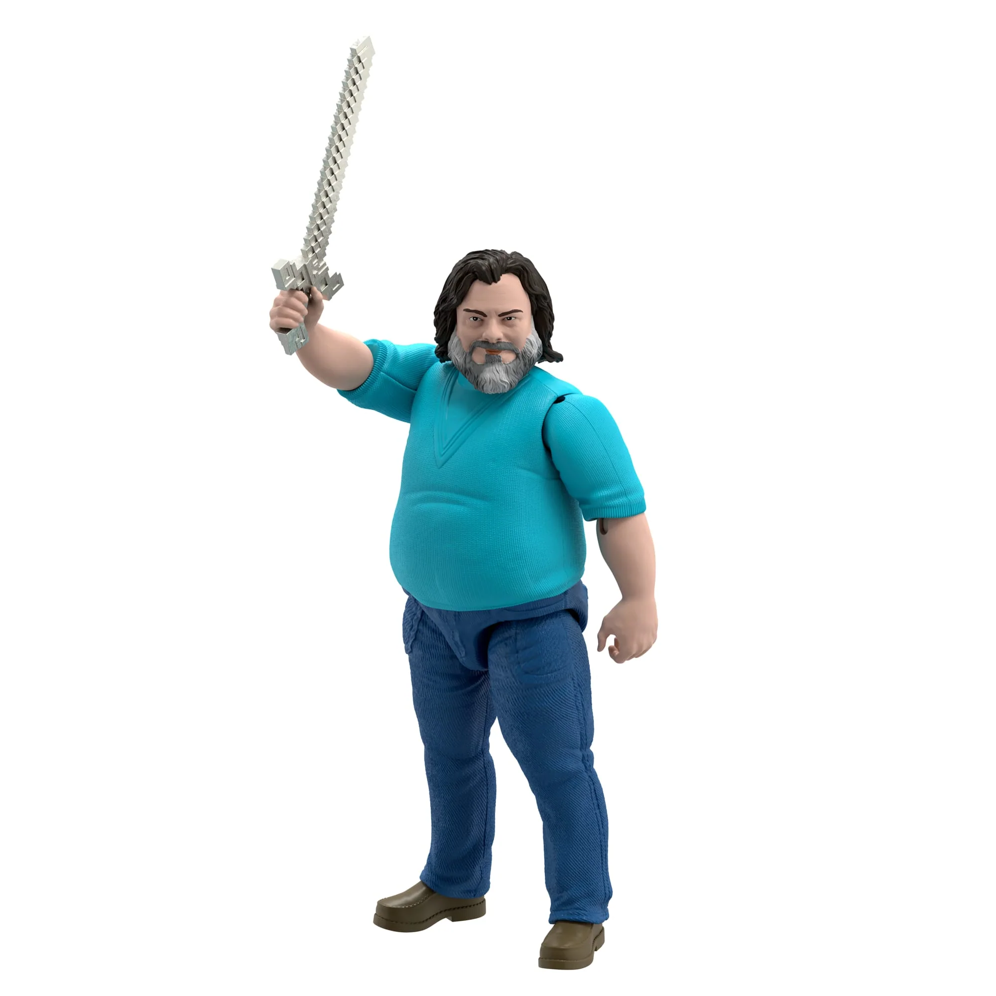 Minecraft Steve Large-Scale Action Figure, 12-inch Character Collectible inspired By The Movie - Image 6