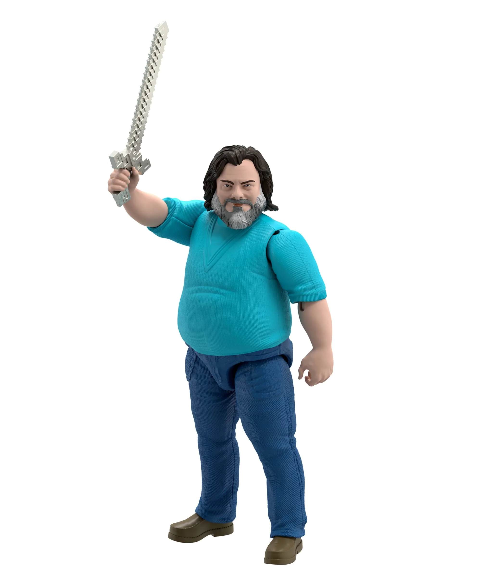 Minecraft Steve Large-Scale Action Figure, 12-Inch Character Collectible Inspired By The Movie - Image 6