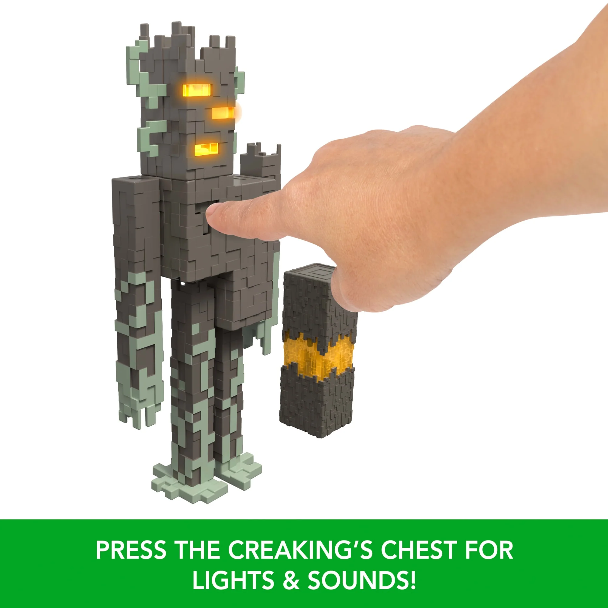 Minecraft The Creaking Action Figure With Interactive Lights, Sounds & Accessory, 8-Inch Collectible - Image 3