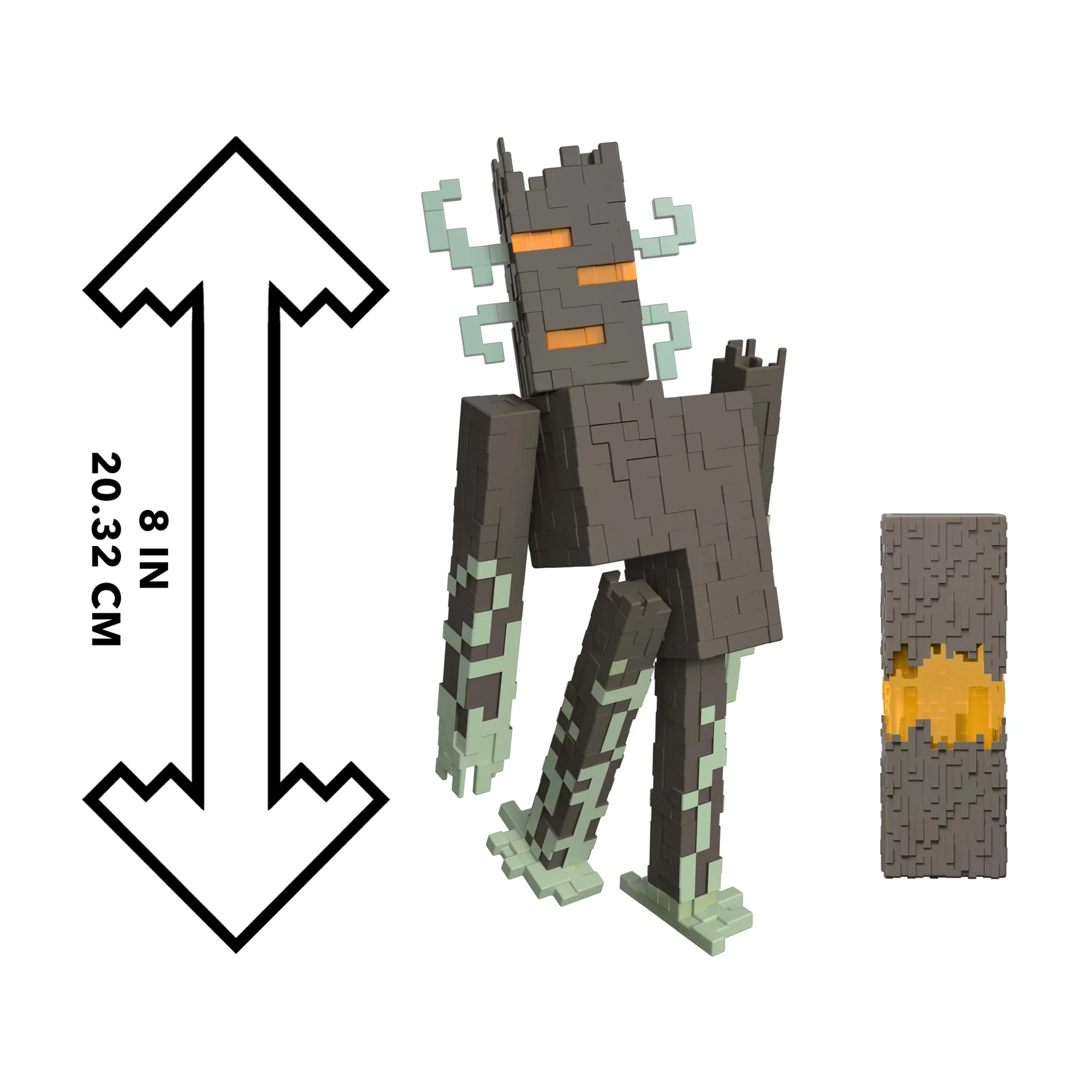 Minecraft The Creaking Action Figure With Interactive Lights, Sounds & Accessory, 8-Inch Collectible - Image 6