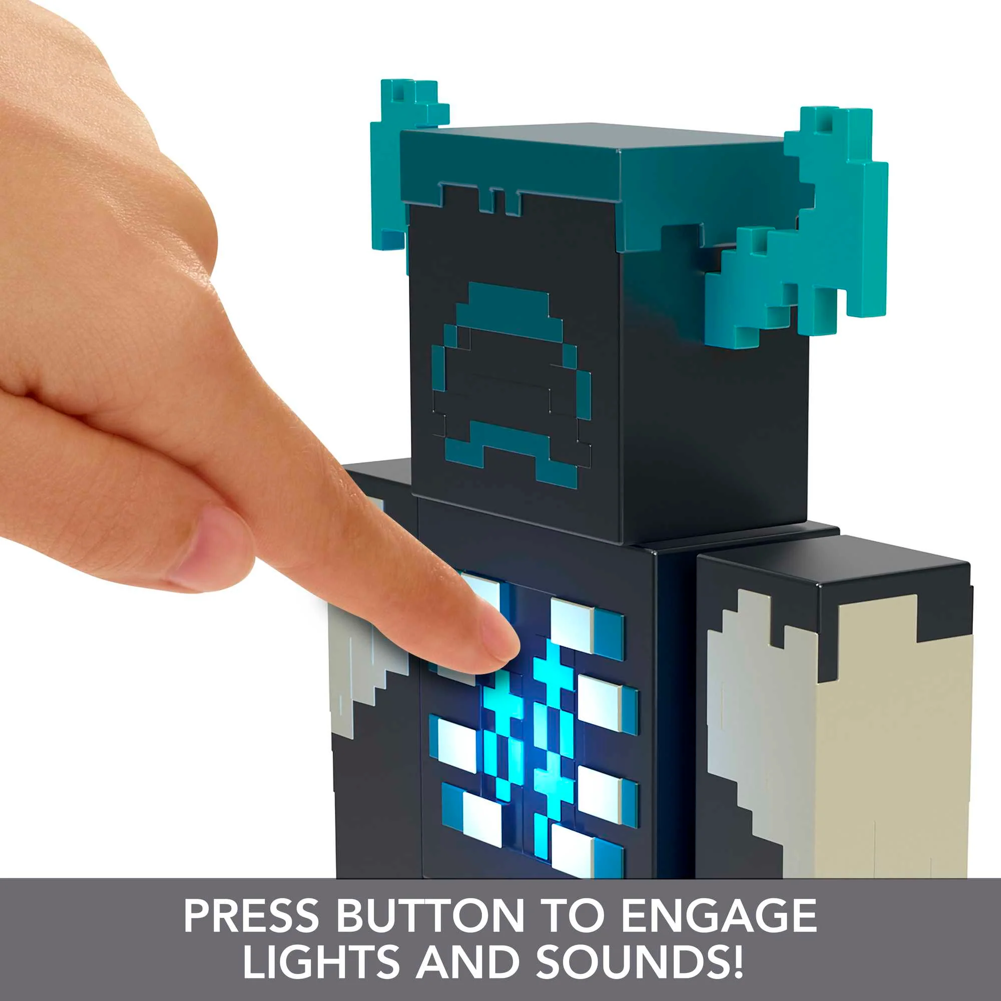 Minecraft Toys Warden Figure With Lights, Sounds And Accessories - Image 3