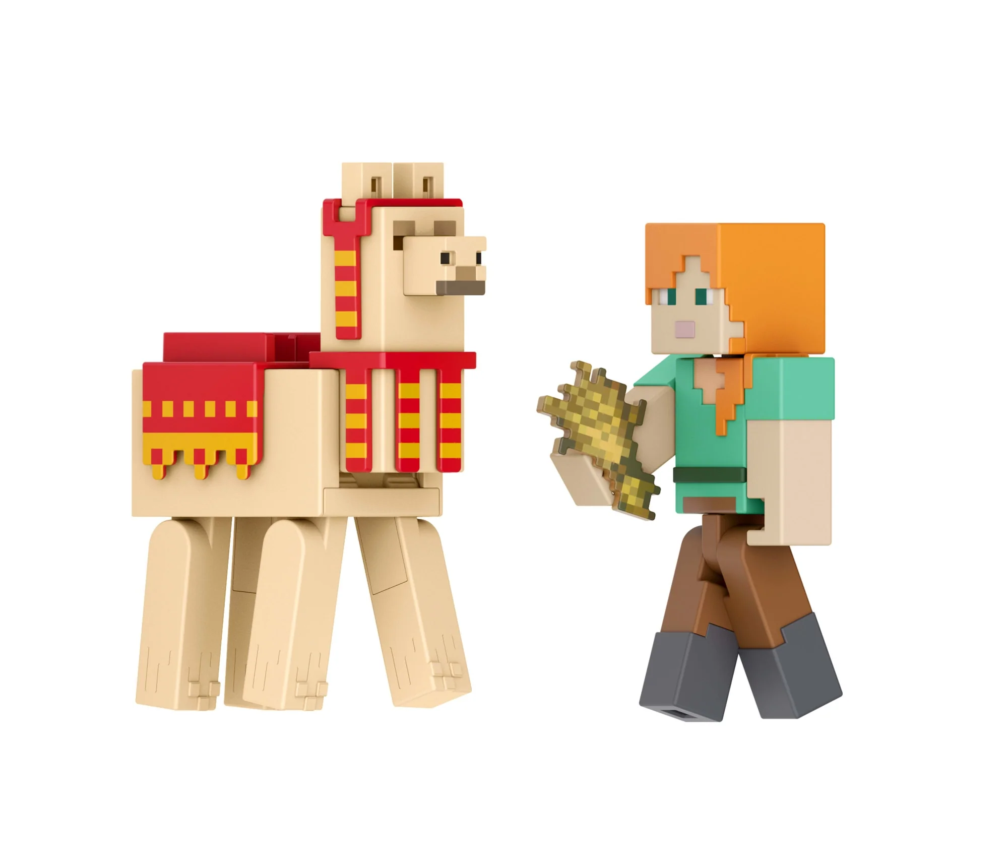 Minecraft Vanilla Figura de Acción Alex y Llama - Image 5
