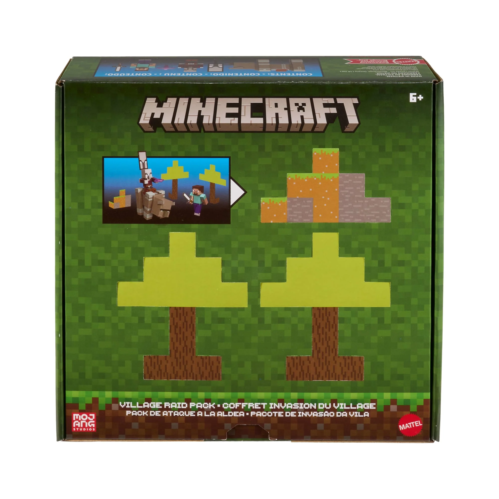 Minecraft Village Raid Pack With 3 Action Figures & 3 Accessories, 3.25-Inch Scale Collectible Set - Image 6