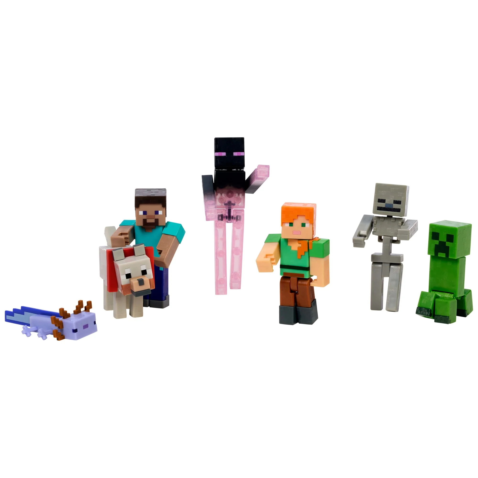Minecraft World Builders Pack With 7 Action Figures in 3.25-Inch Scale, Starter Collection - Image 5