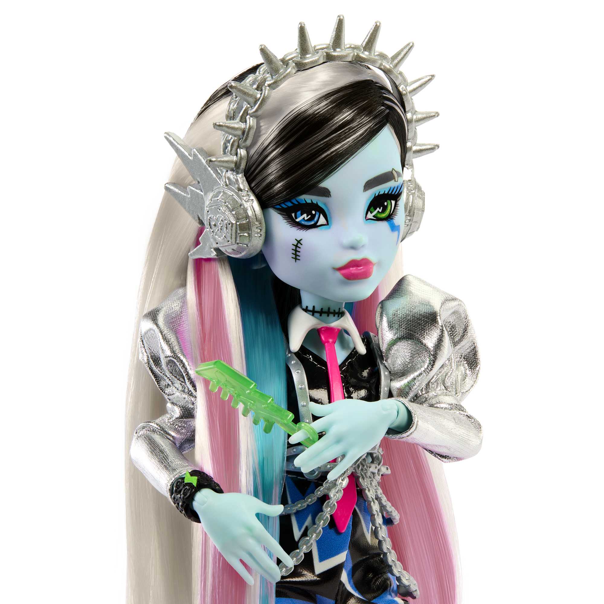 Monster High Doll, Amped Up Frankie Stein Rockstar With Instrument And Accessories - Image 3